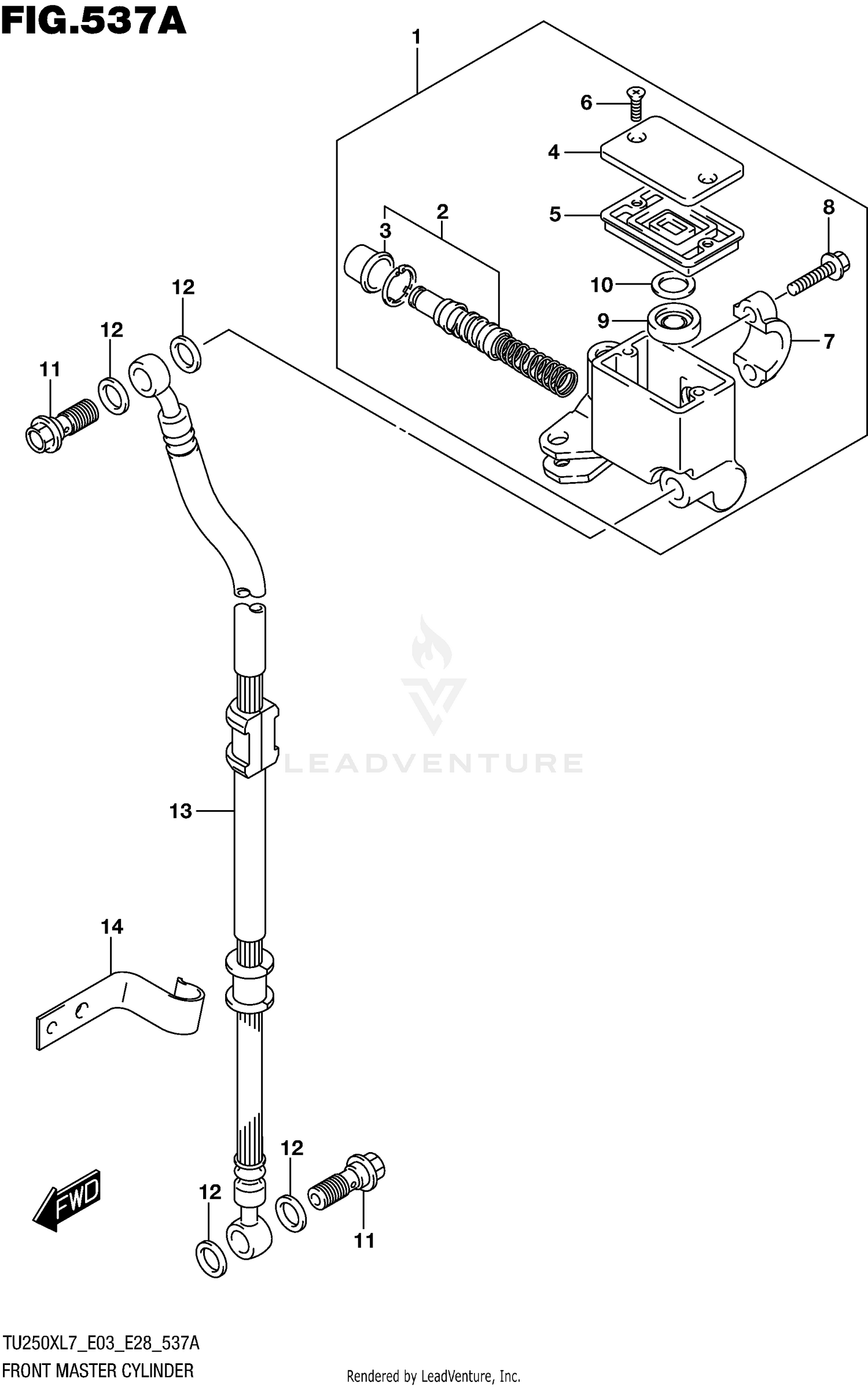 FRONT MASTER CYLINDER