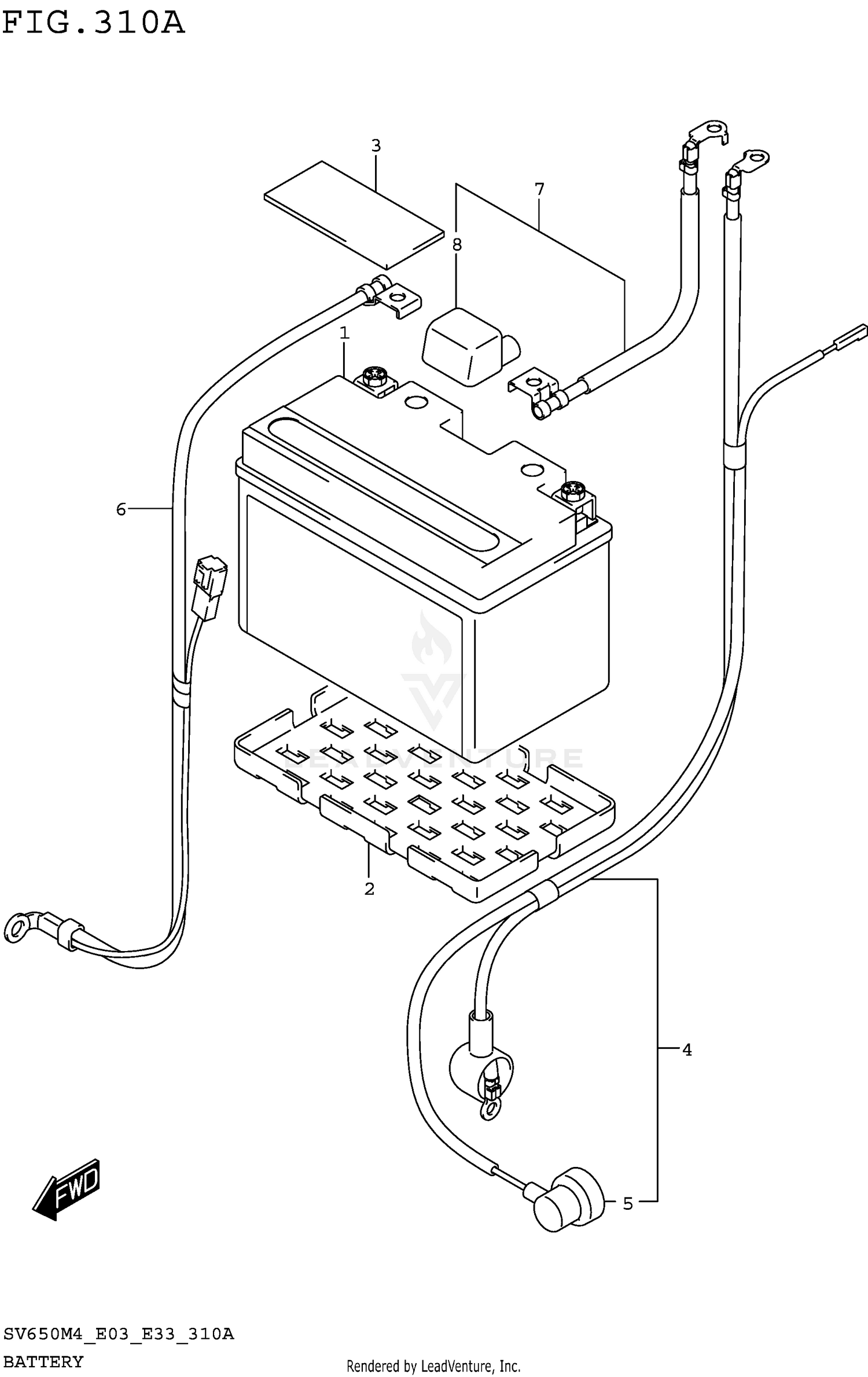 BATTERY (SV650M4 E03)