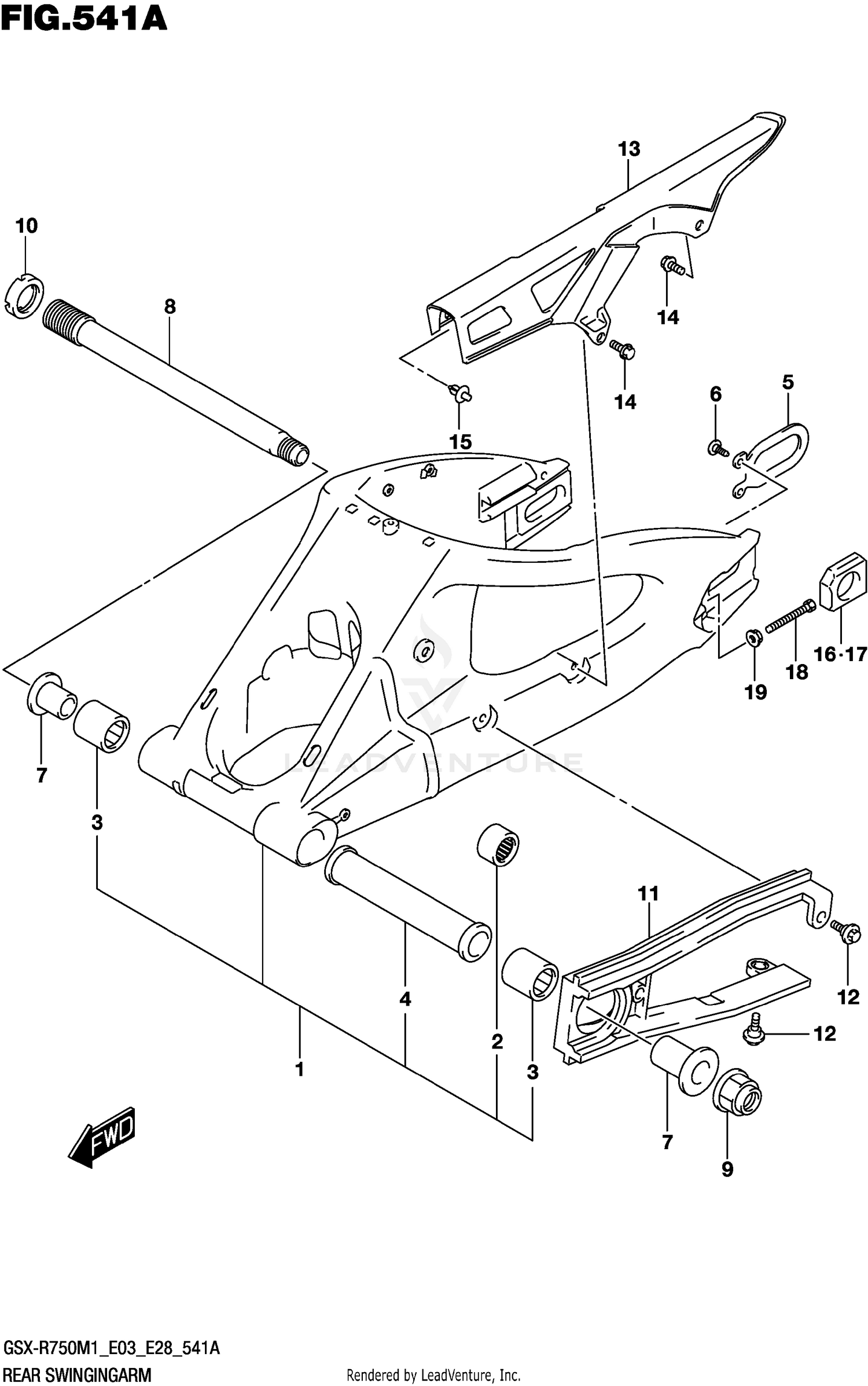 REAR SWINGINGARM