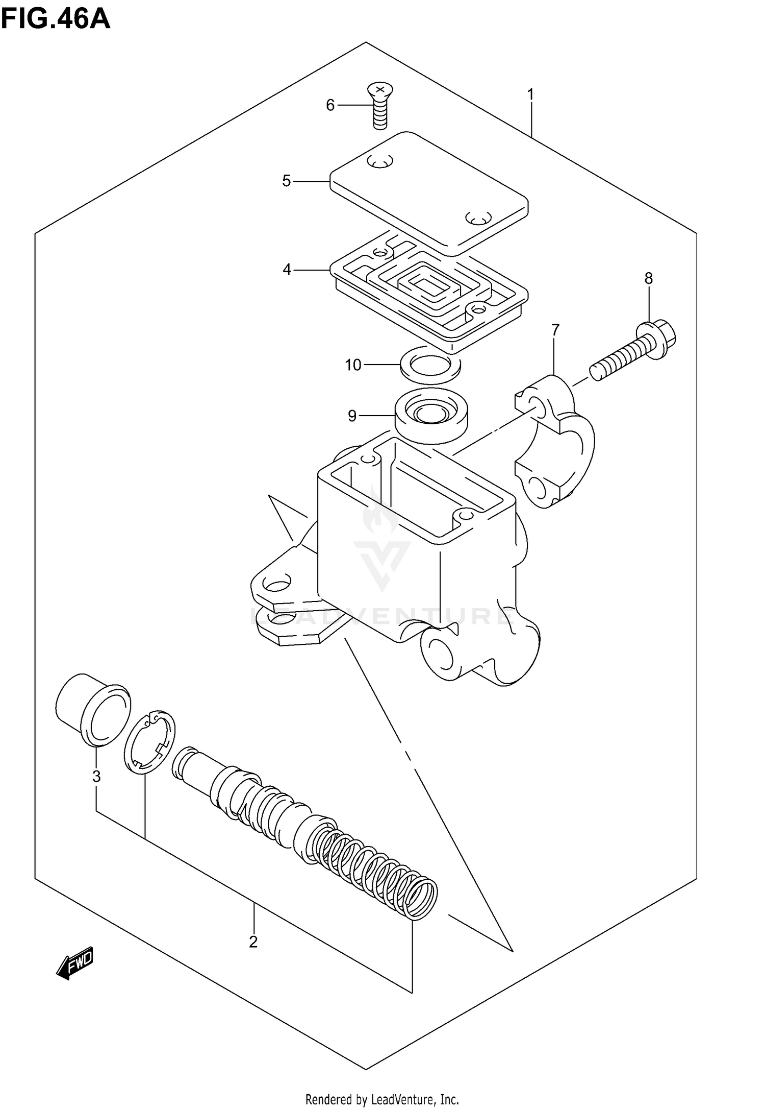 FRONT MASTER CYLINDER (MODEL K6)