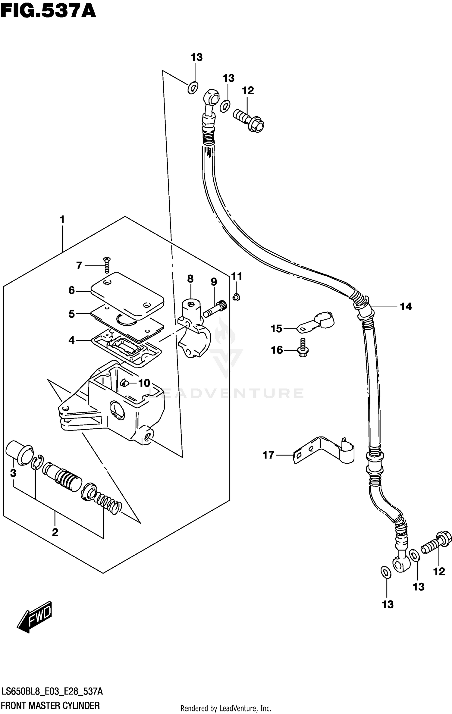 FRONT MASTER CYLINDER