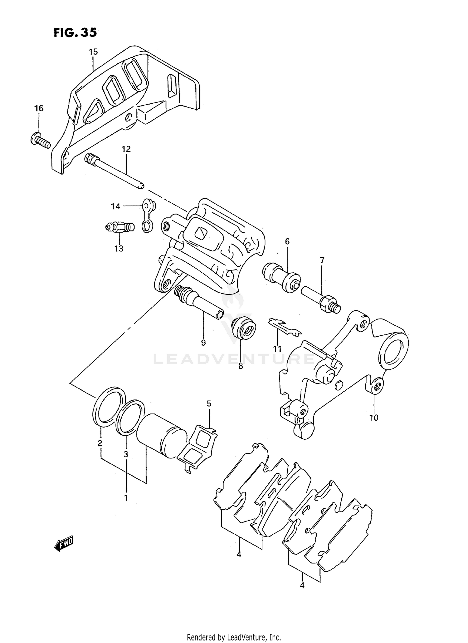 REAR CALIPERS (MODEL N)