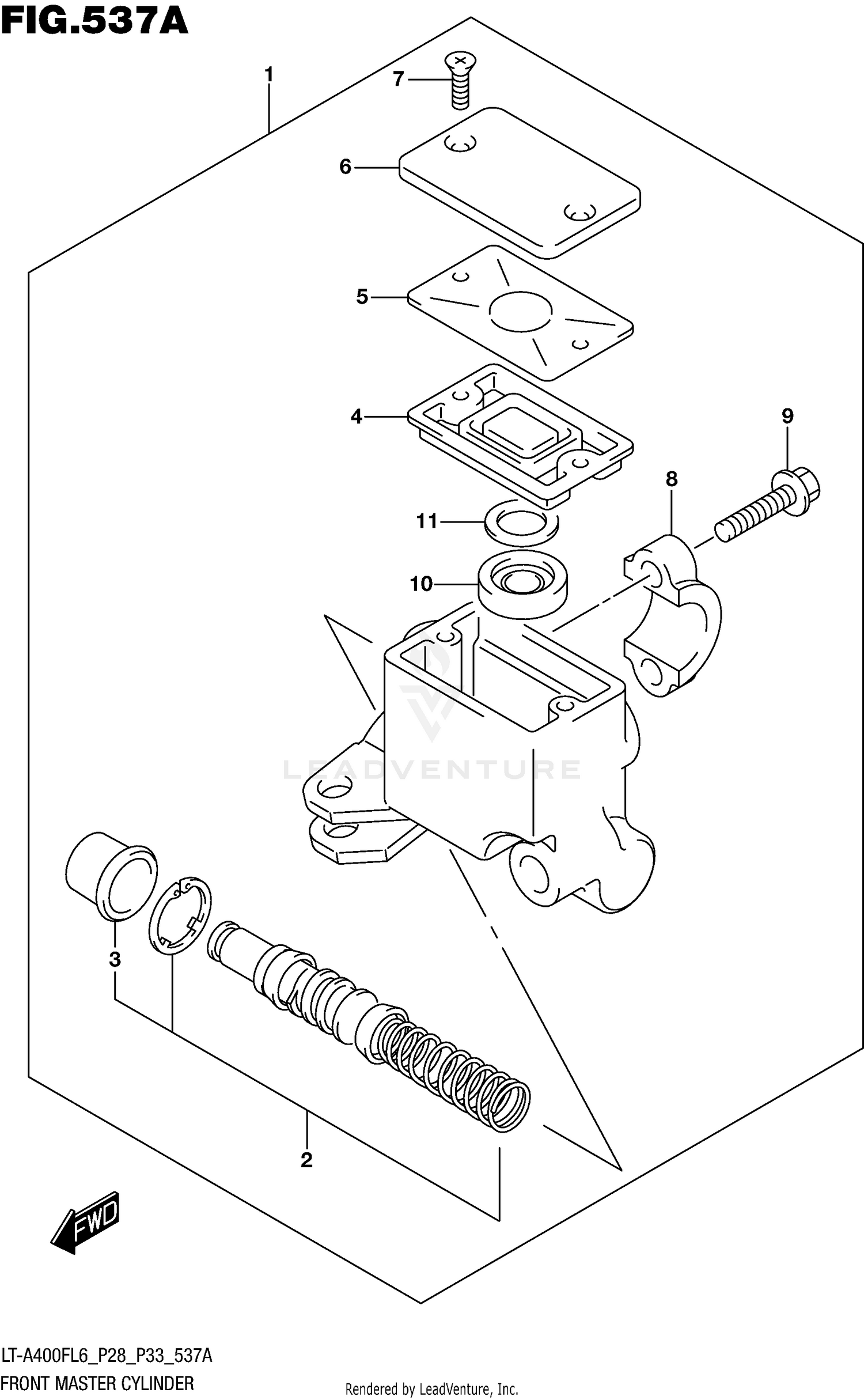 FRONT MASTER CYLINDER