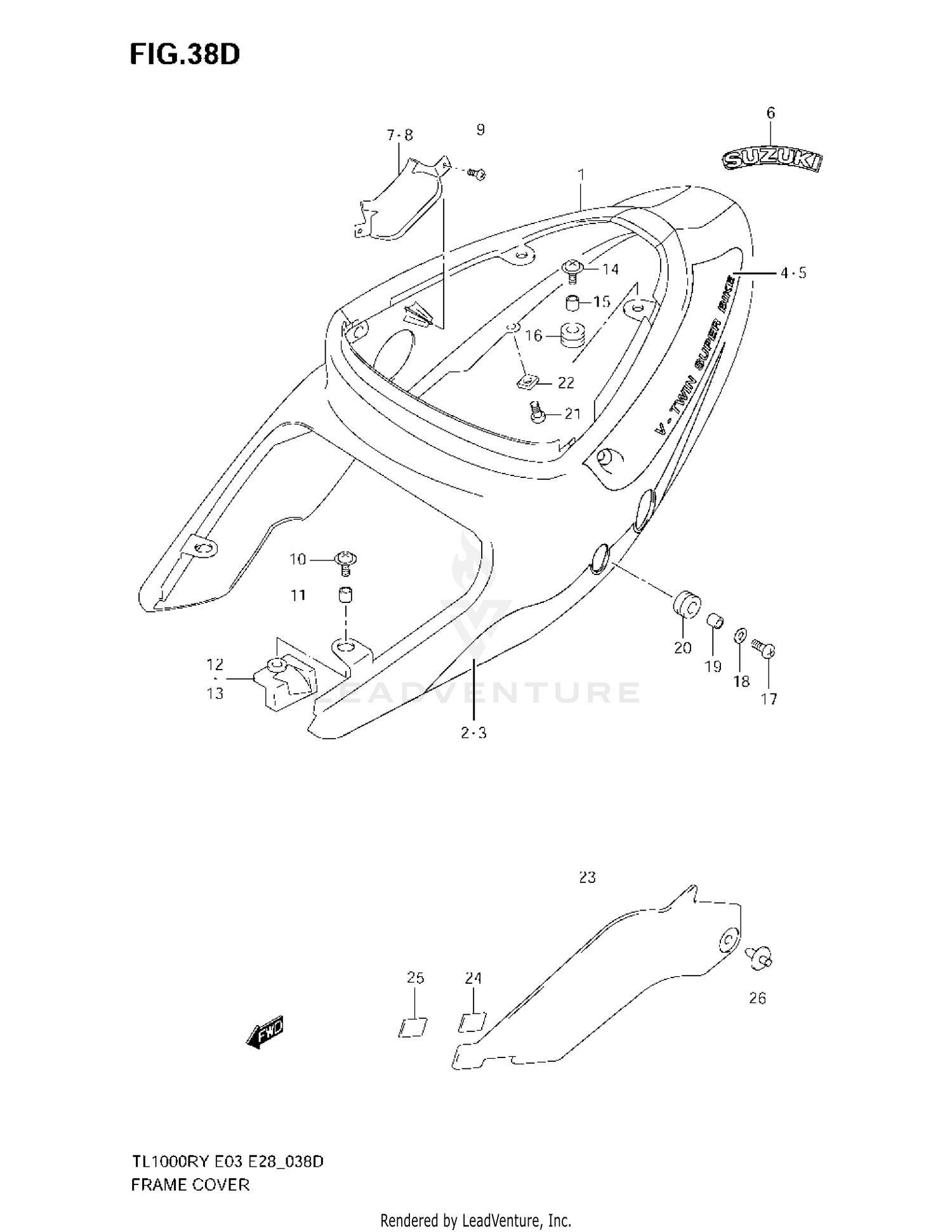 FRAME COVER (MODEL K2)