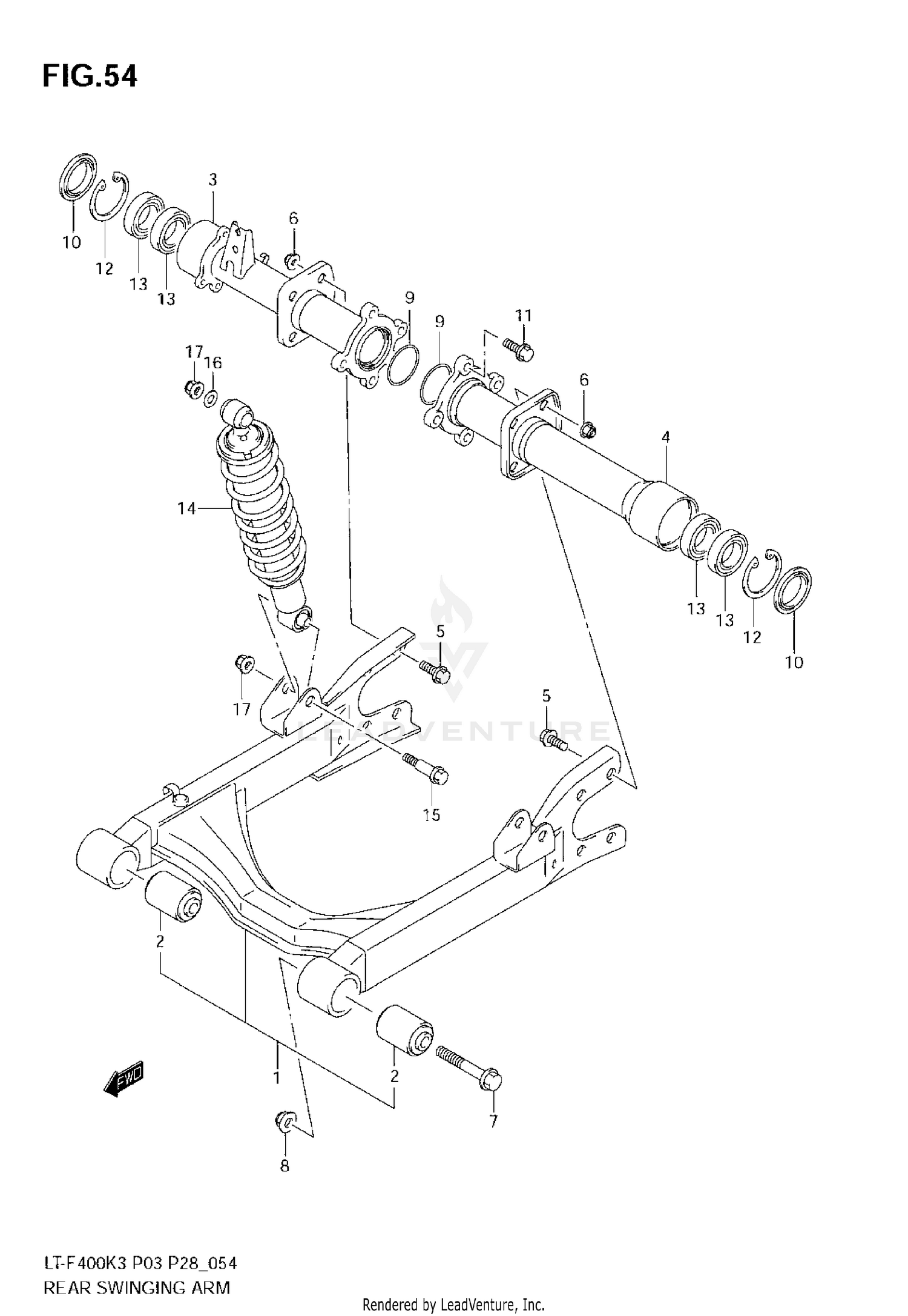 REAR SWINGINGARM