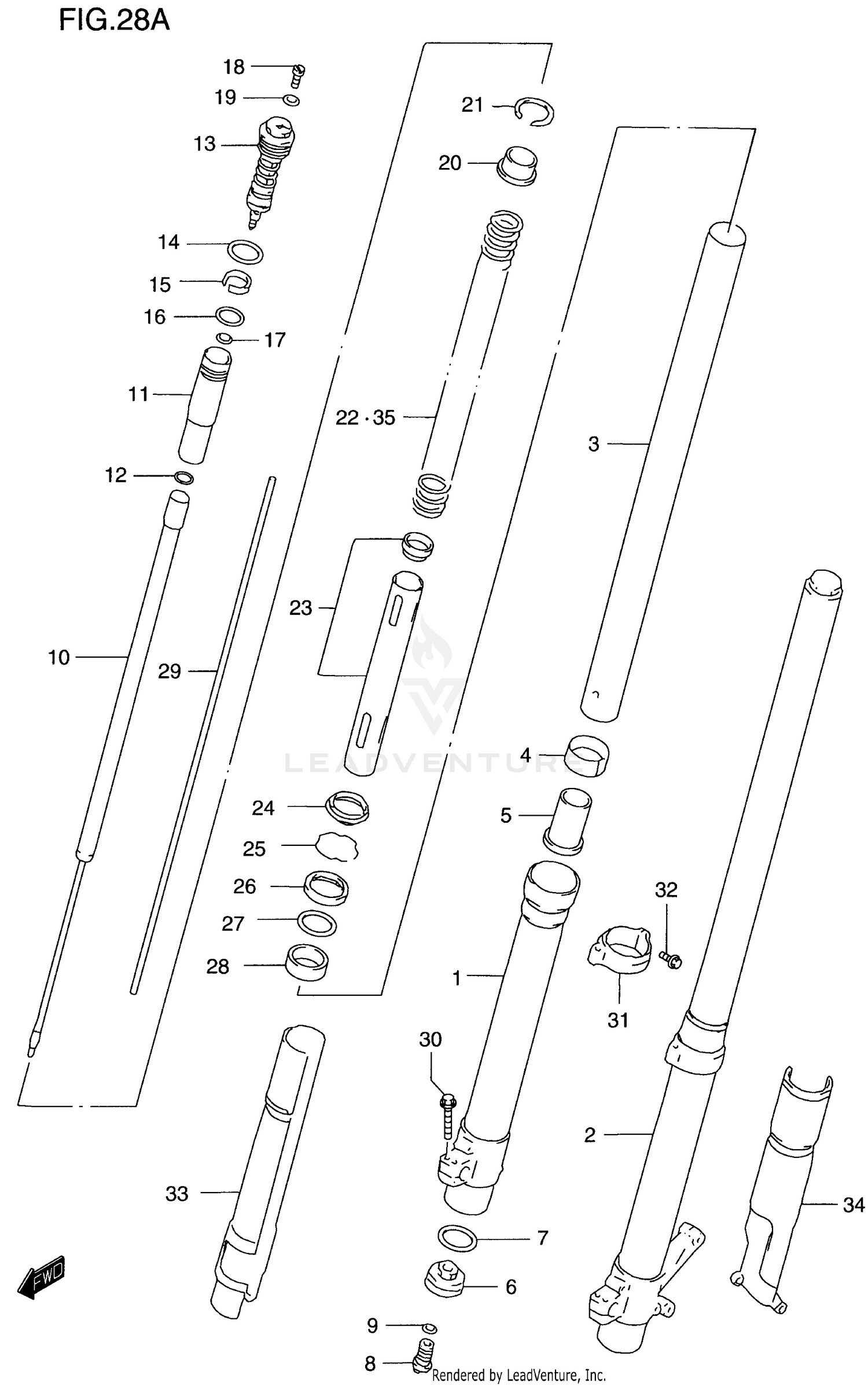 FRONT DAMPER (MODEL V)