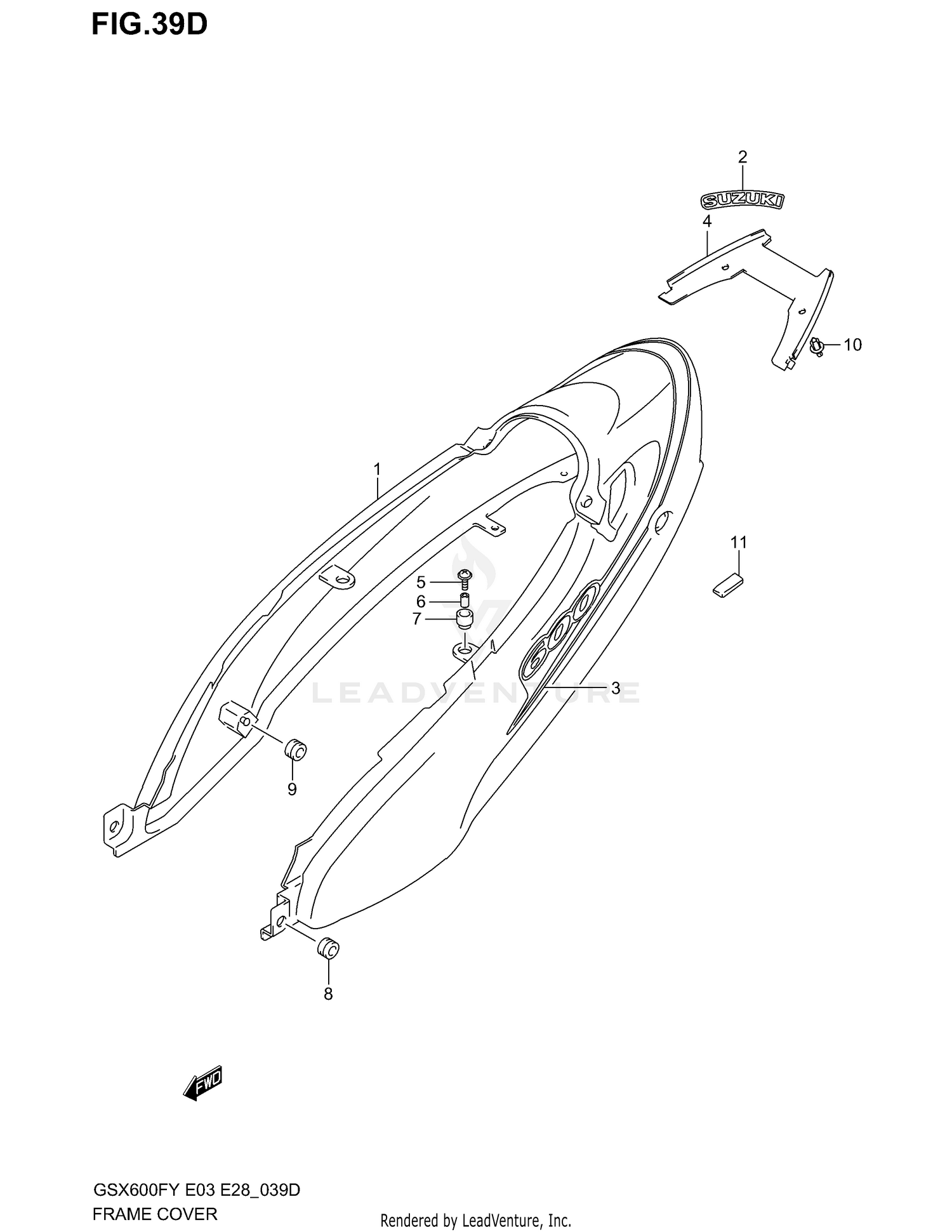 FRAME COVER (MODEL K3)