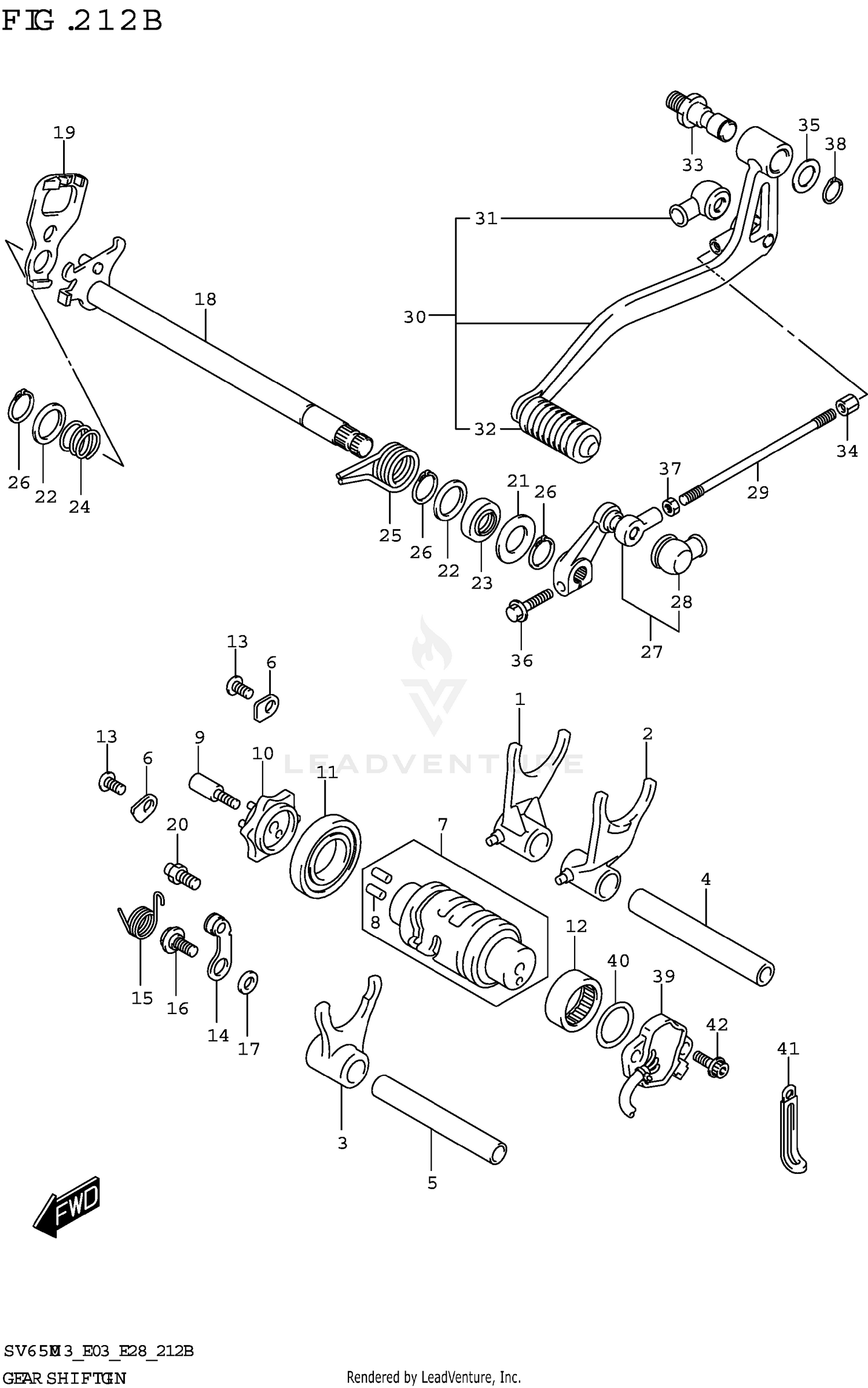 GEAR SHIFTING (SV650XA)