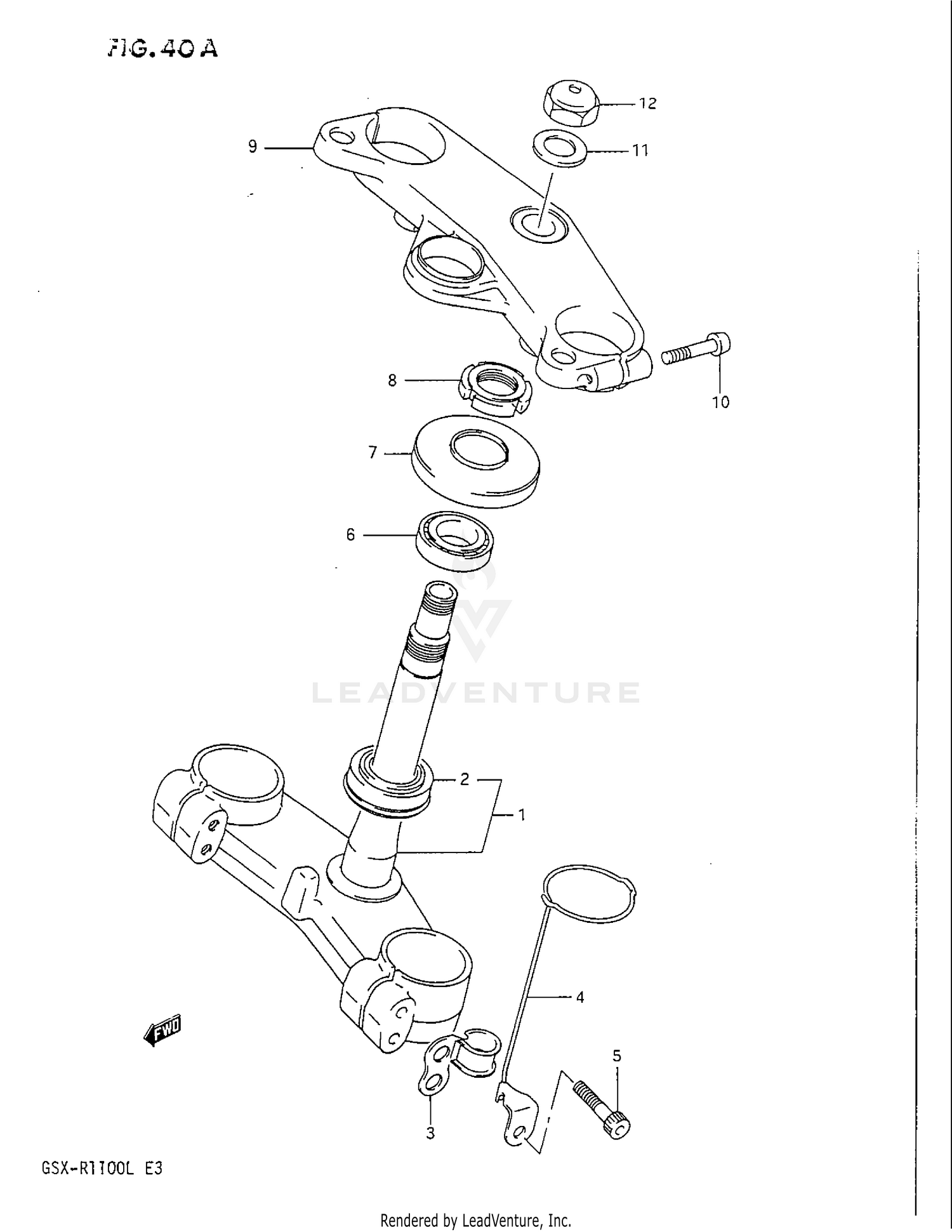 STEERING STEM (MODEL L)