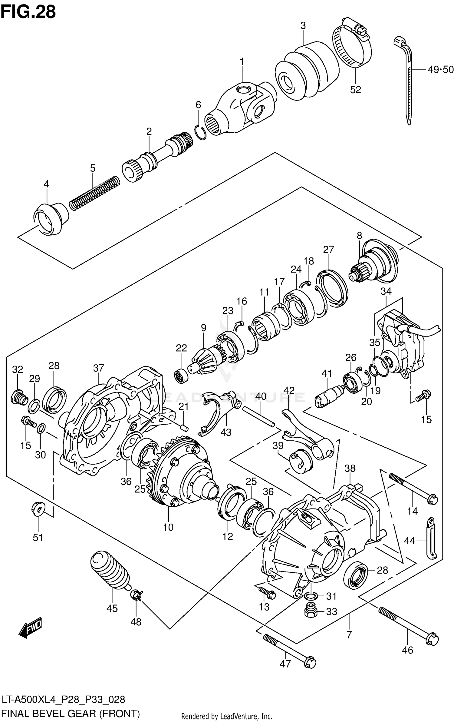 FINAL BEVEL GEAR (FRONT)