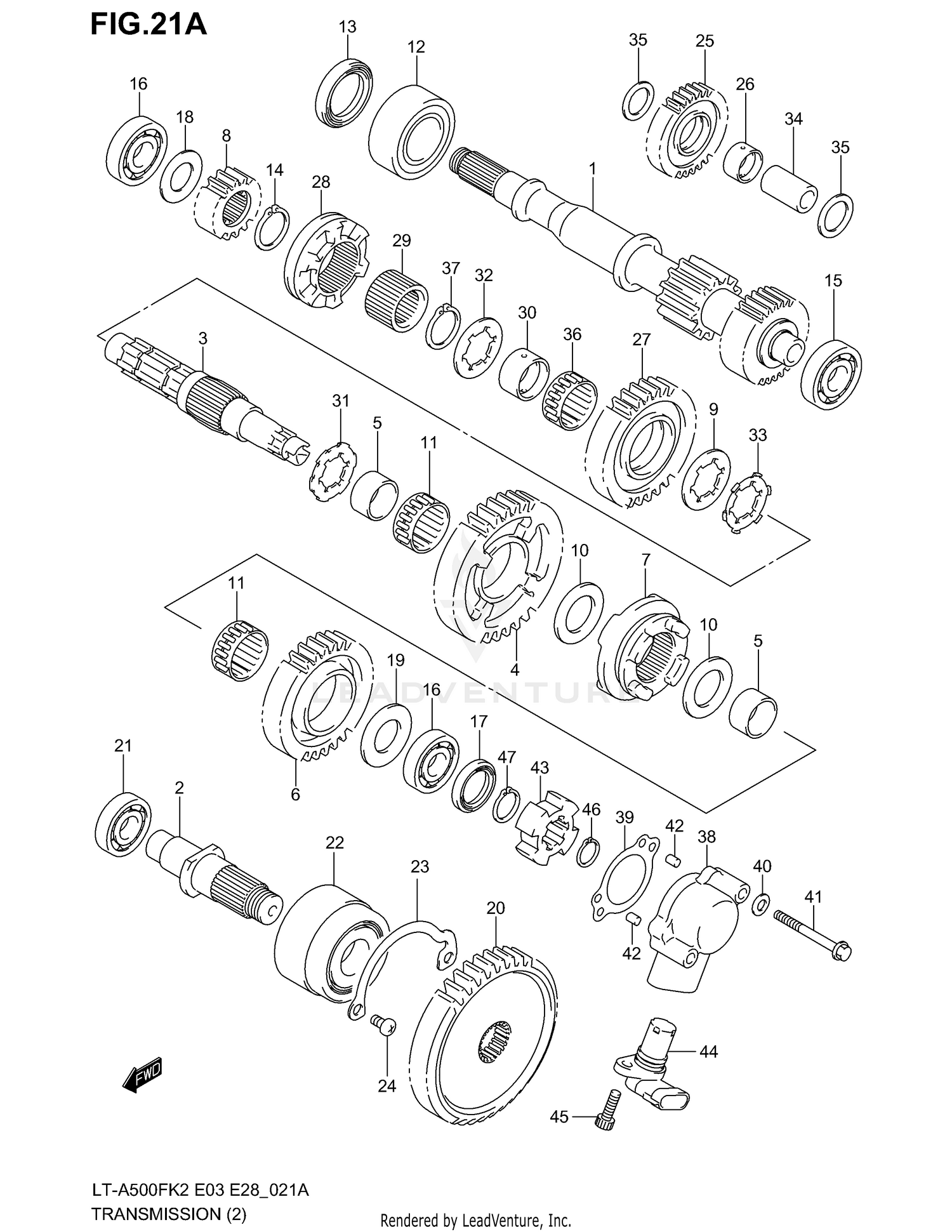 TRANSMISSION (2) (MODEL K3)
