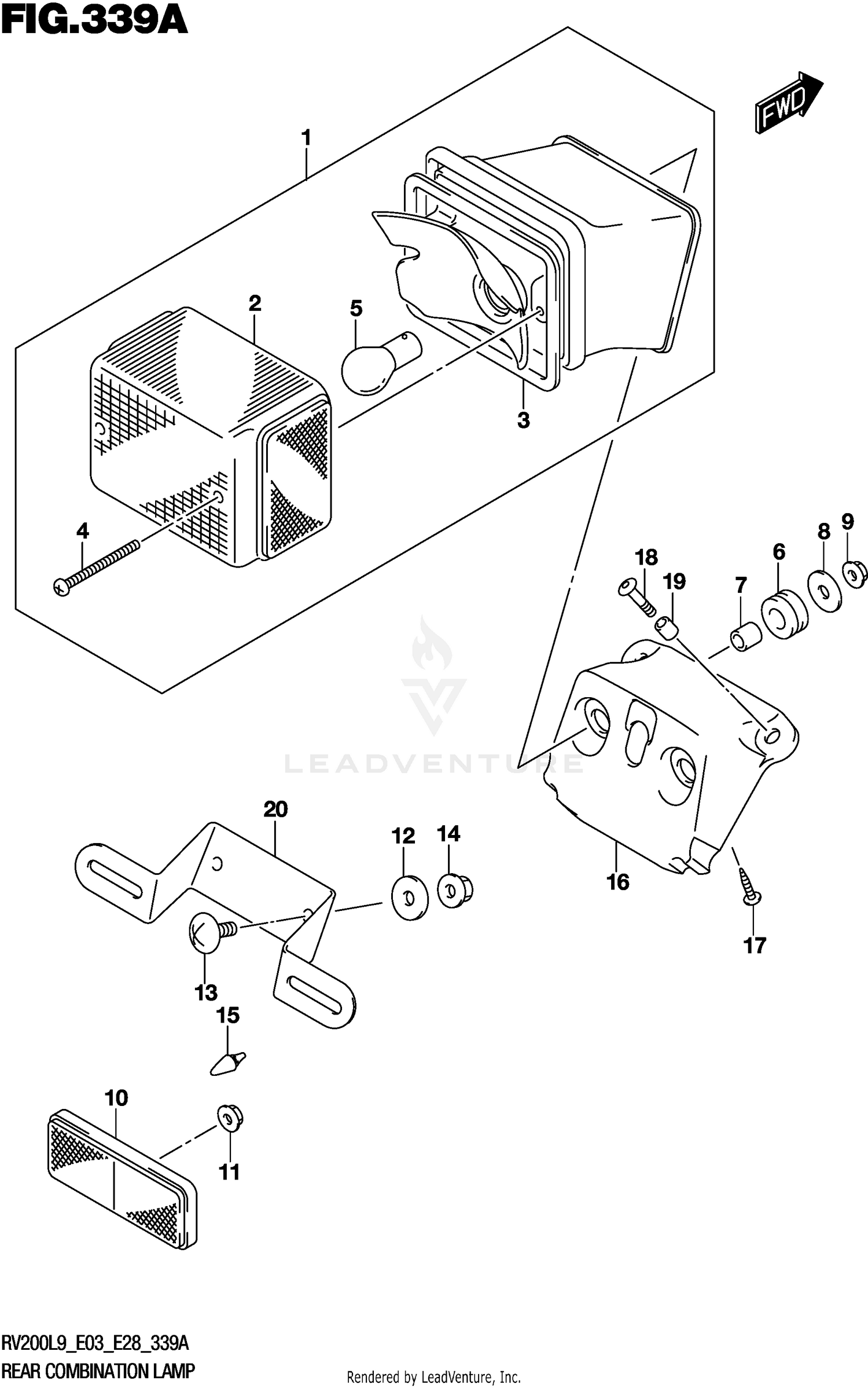 REAR COMBINATION LAMP