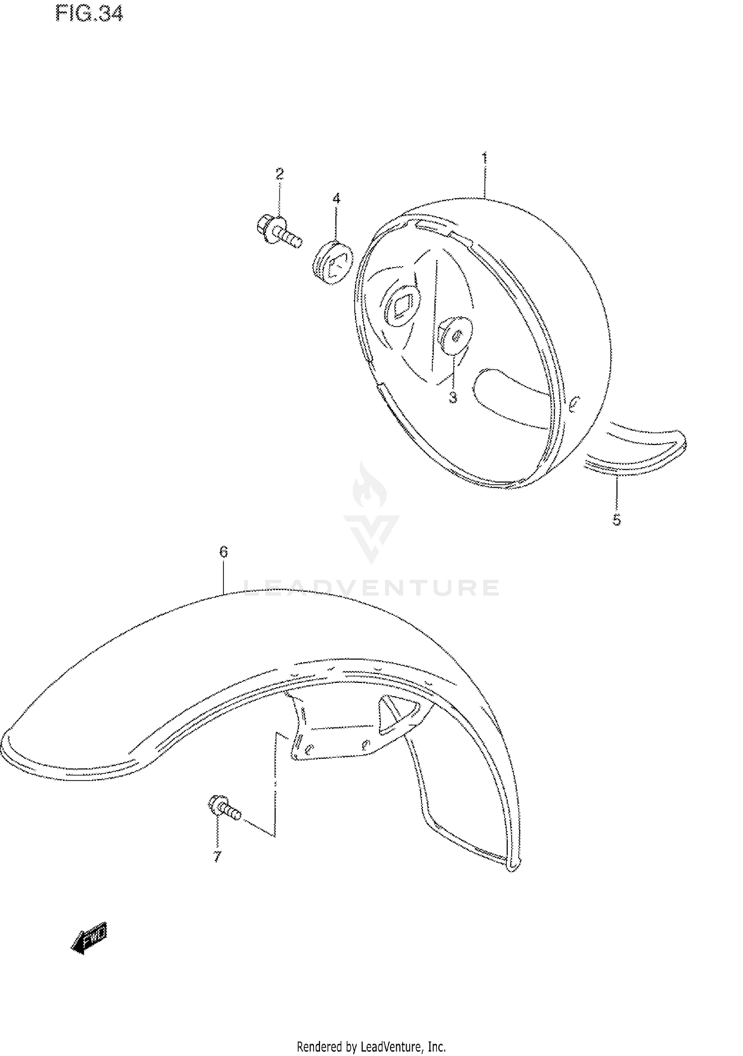 HEADLAMP HOUSING