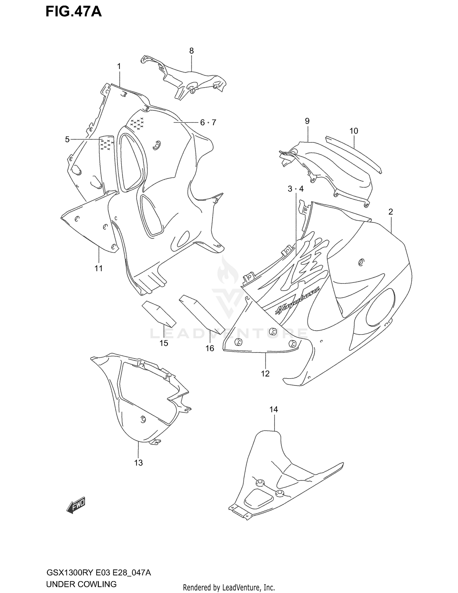 UNDER COWLING (MODEL Y)