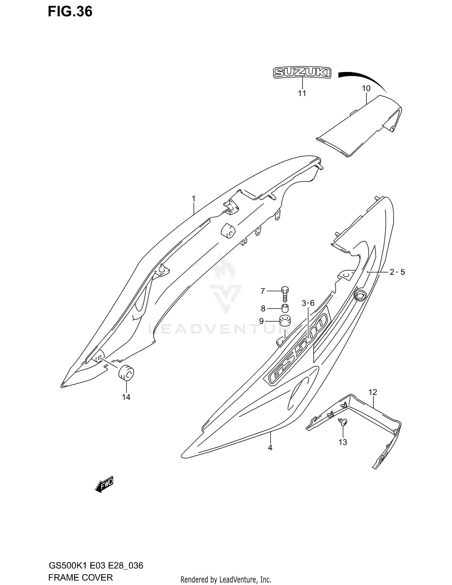FRAME COVER (MODEL K1)