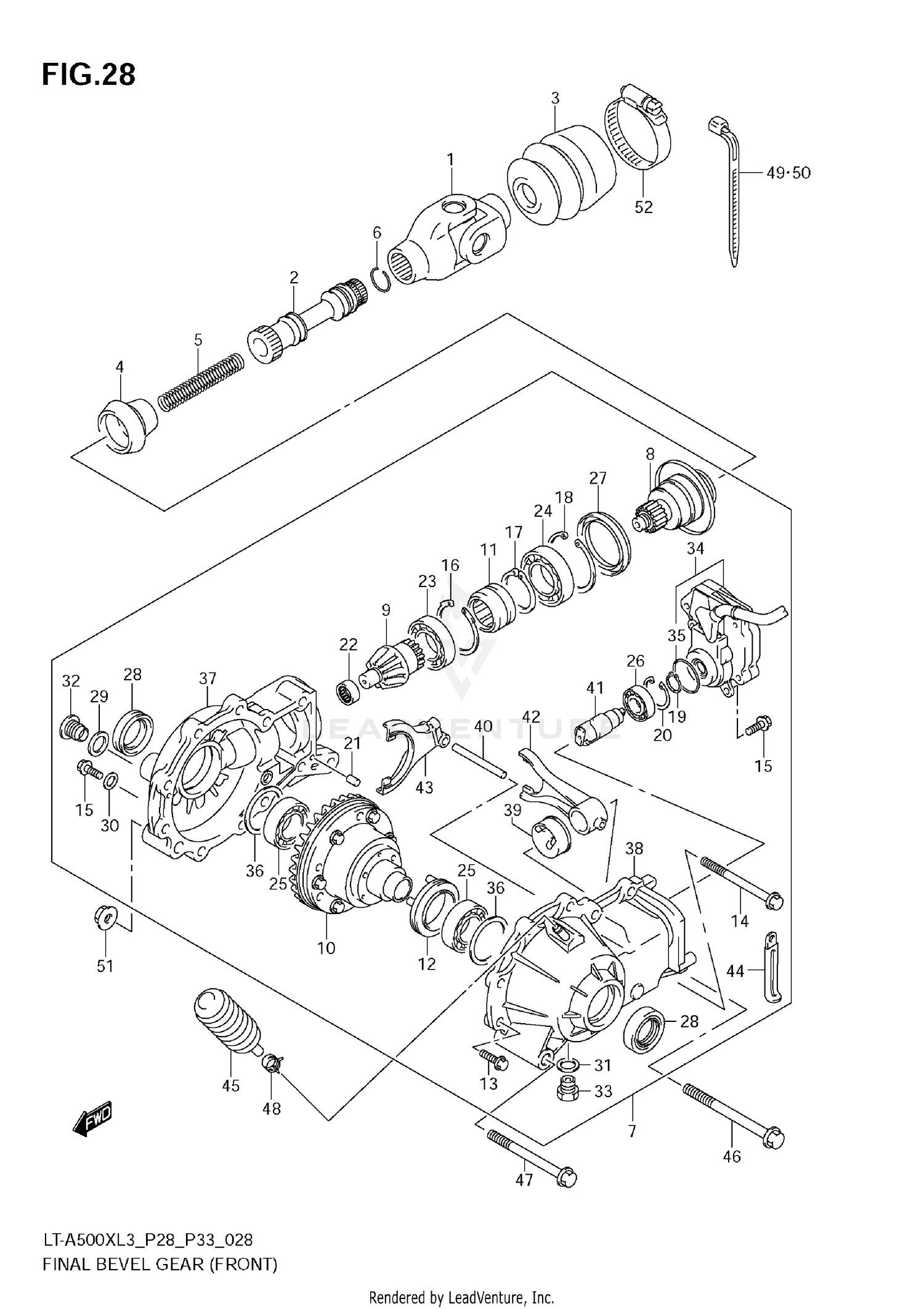 FINAL BEVEL GEAR (FRONT)