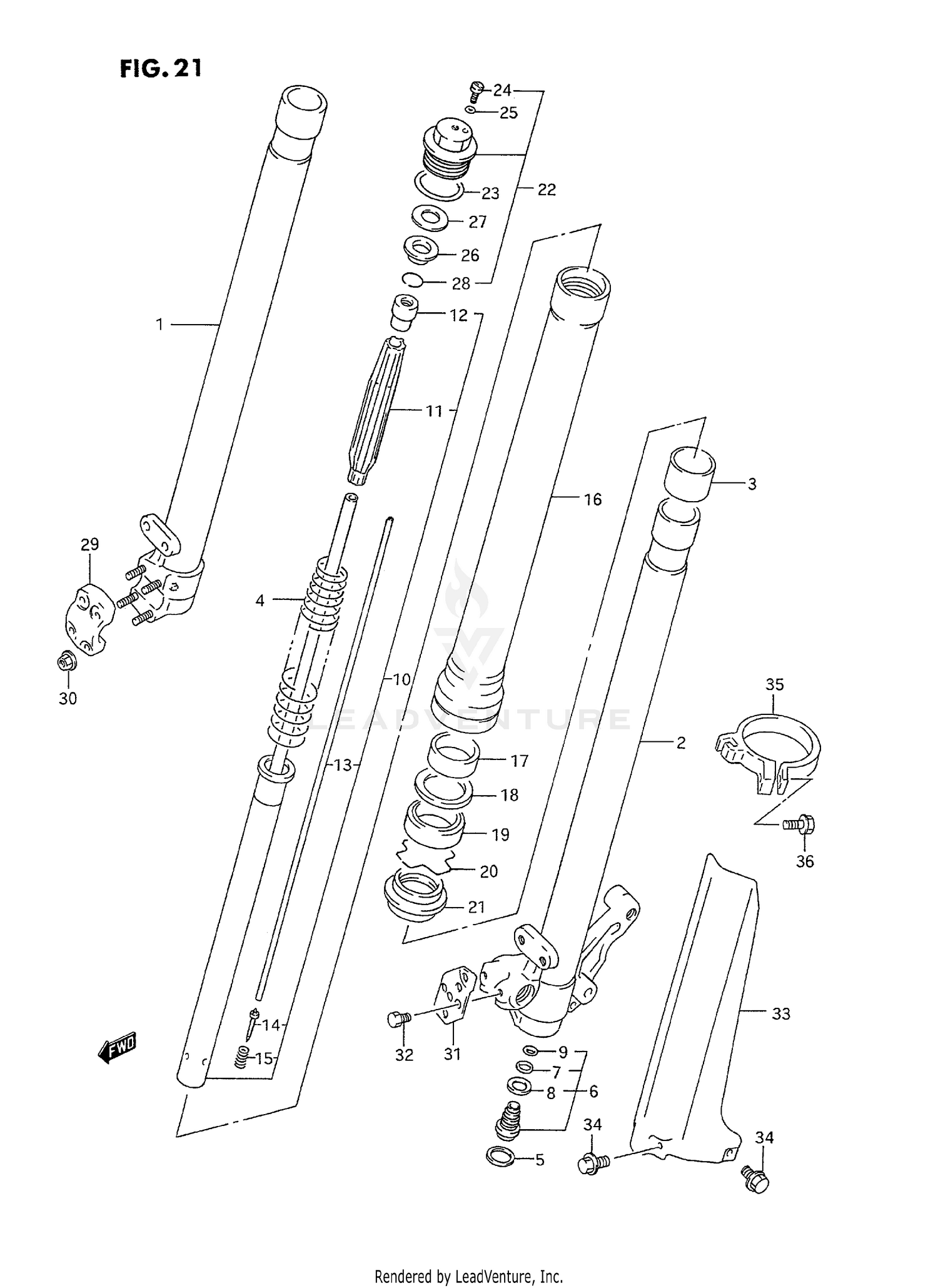 FRONT DAMPER (MODEL P)