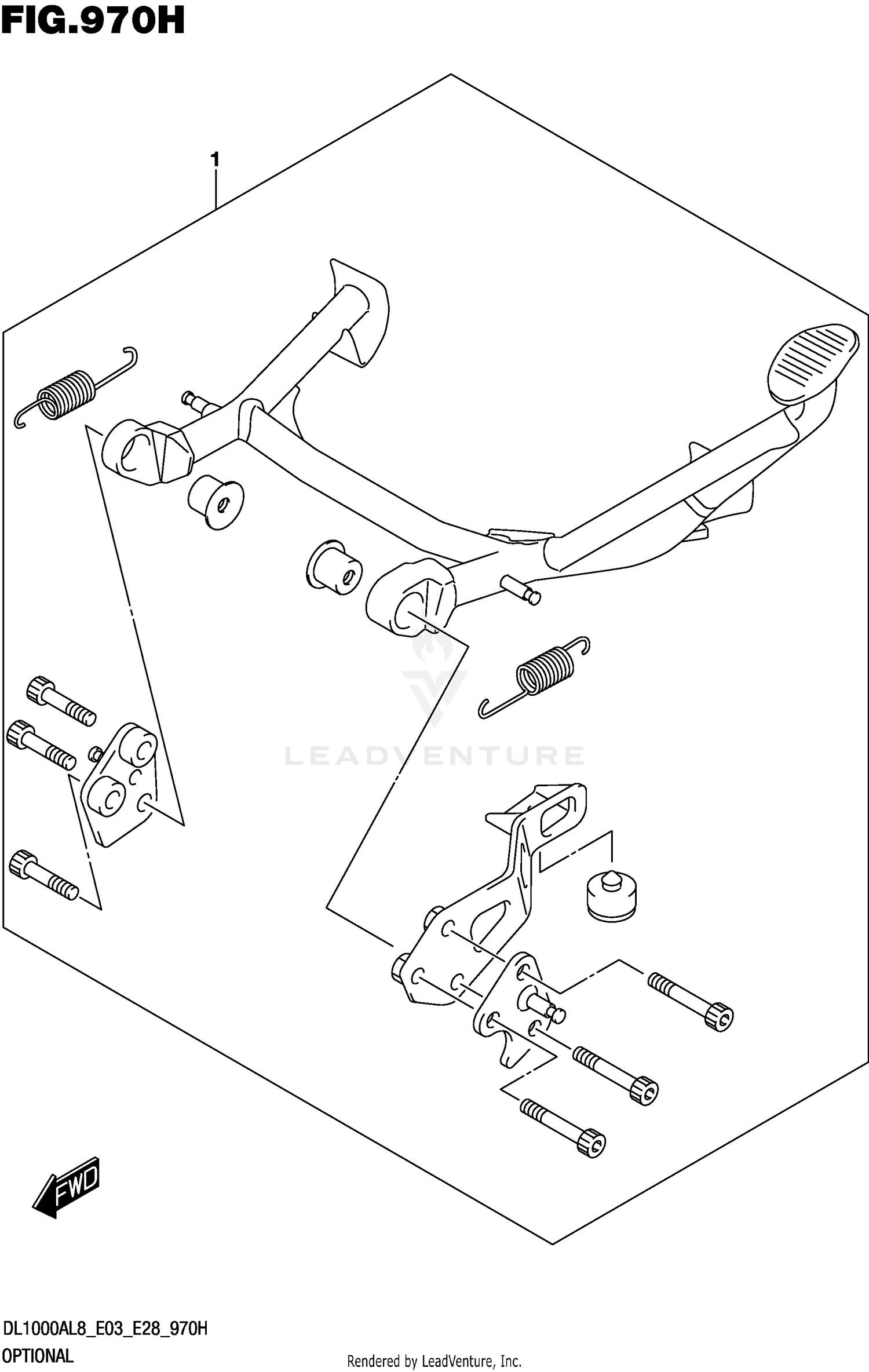 OPTIONAL (CENTER STAND SET)