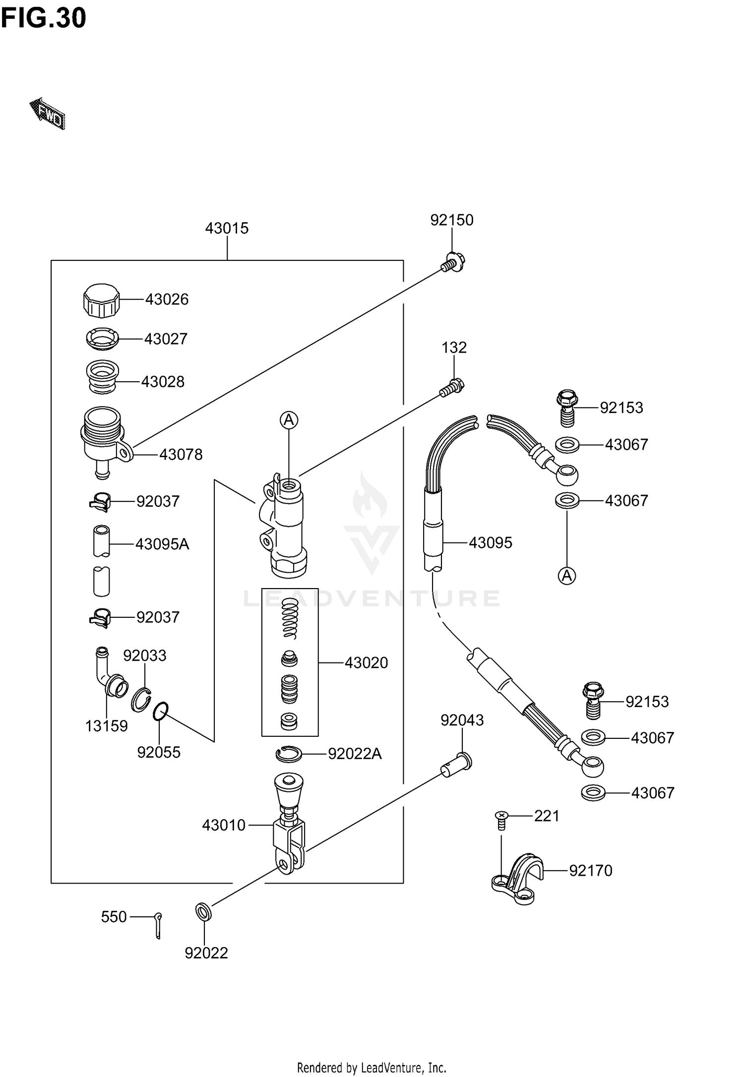REAR MASTER CYLINDER