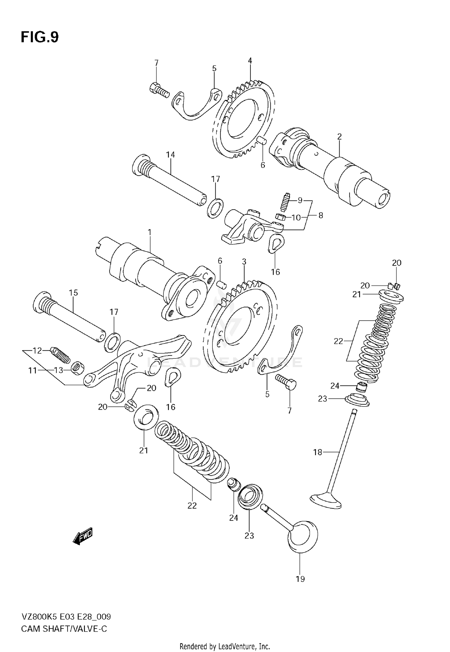 CAMSHAFT - VALVE
