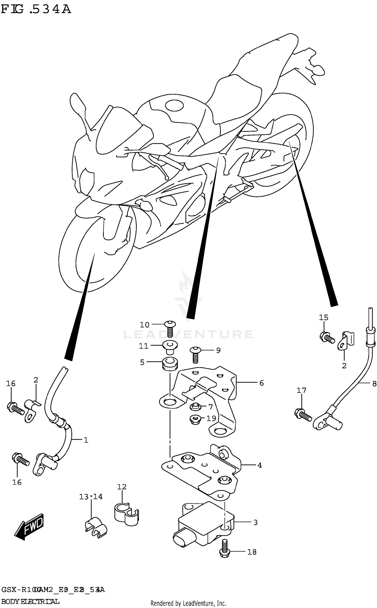 BODY ELECTRICAL (GSX-R1000A)