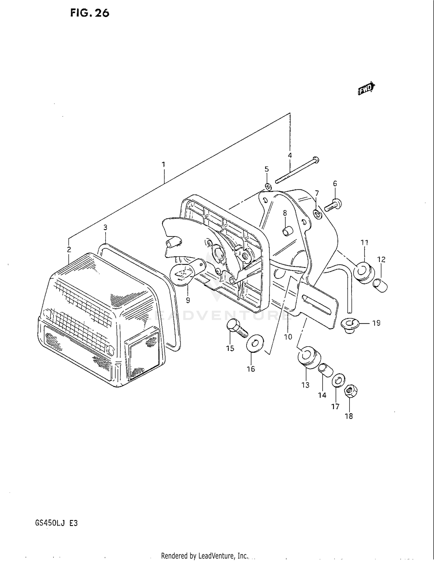REAR COMBINATION LAMP