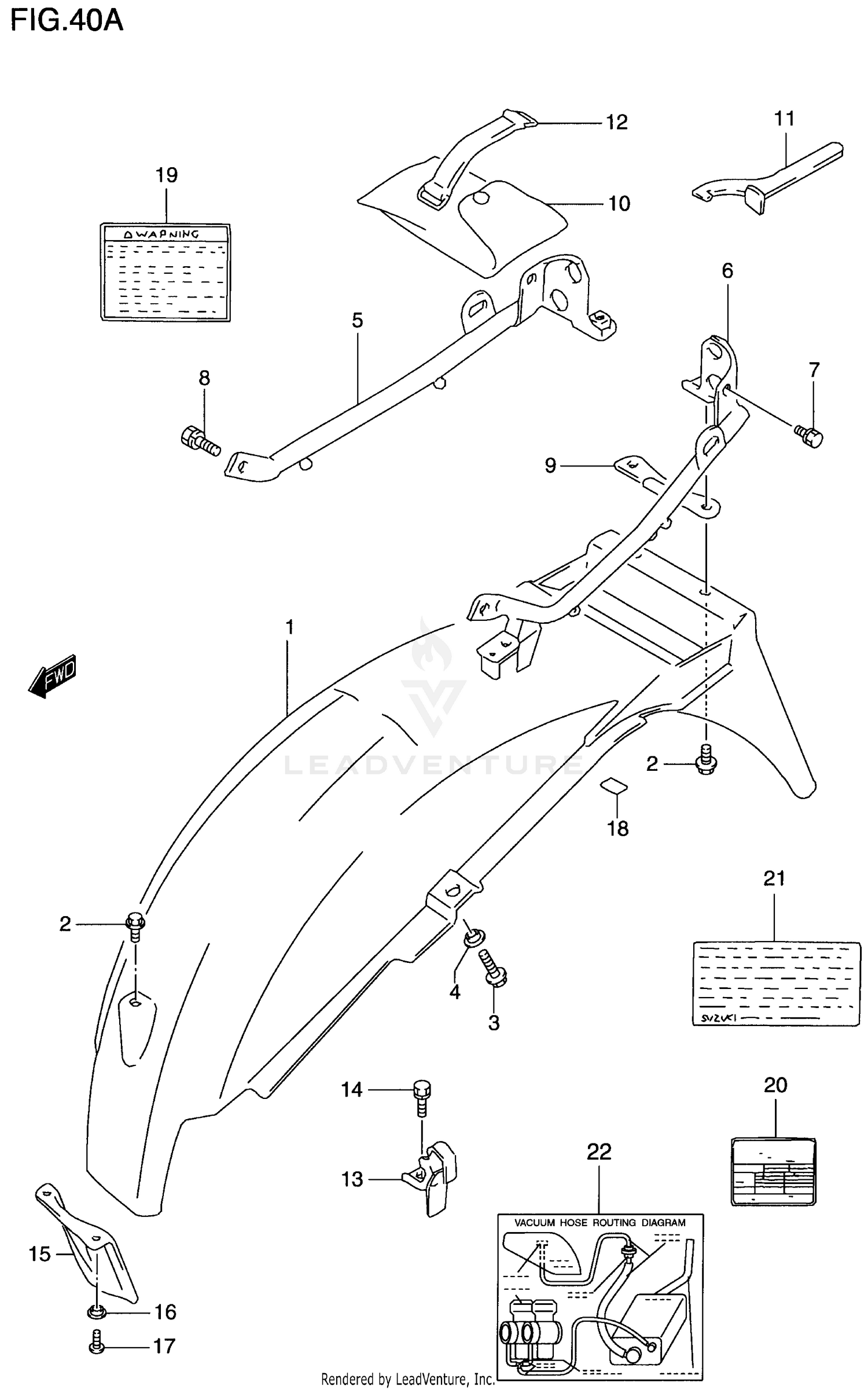 REAR FENDER (MODEL Y)