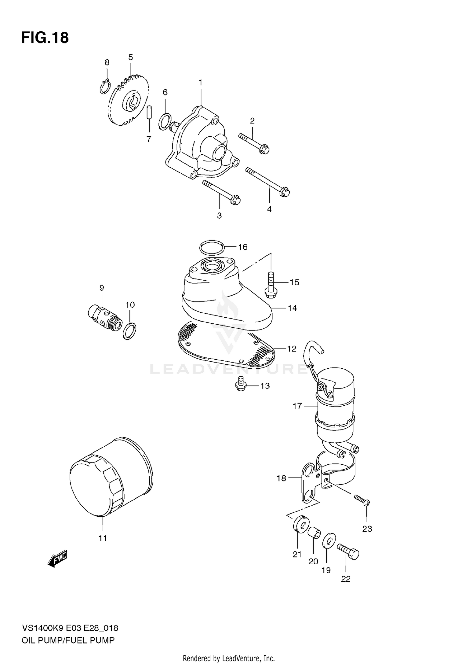 OIL PUMP - FUEL PUMP