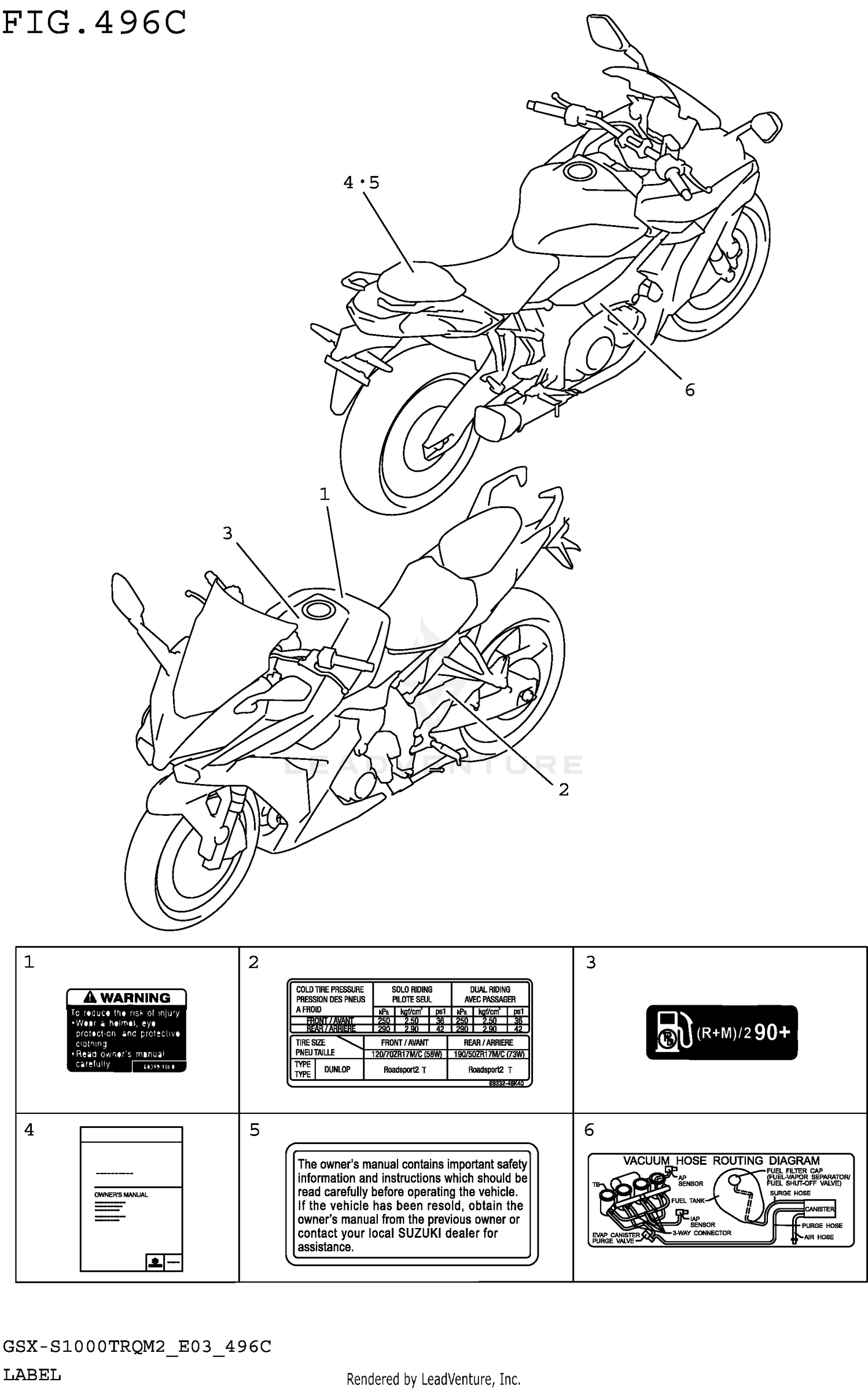 LABEL (GSX-S1000TRQM2 E33)