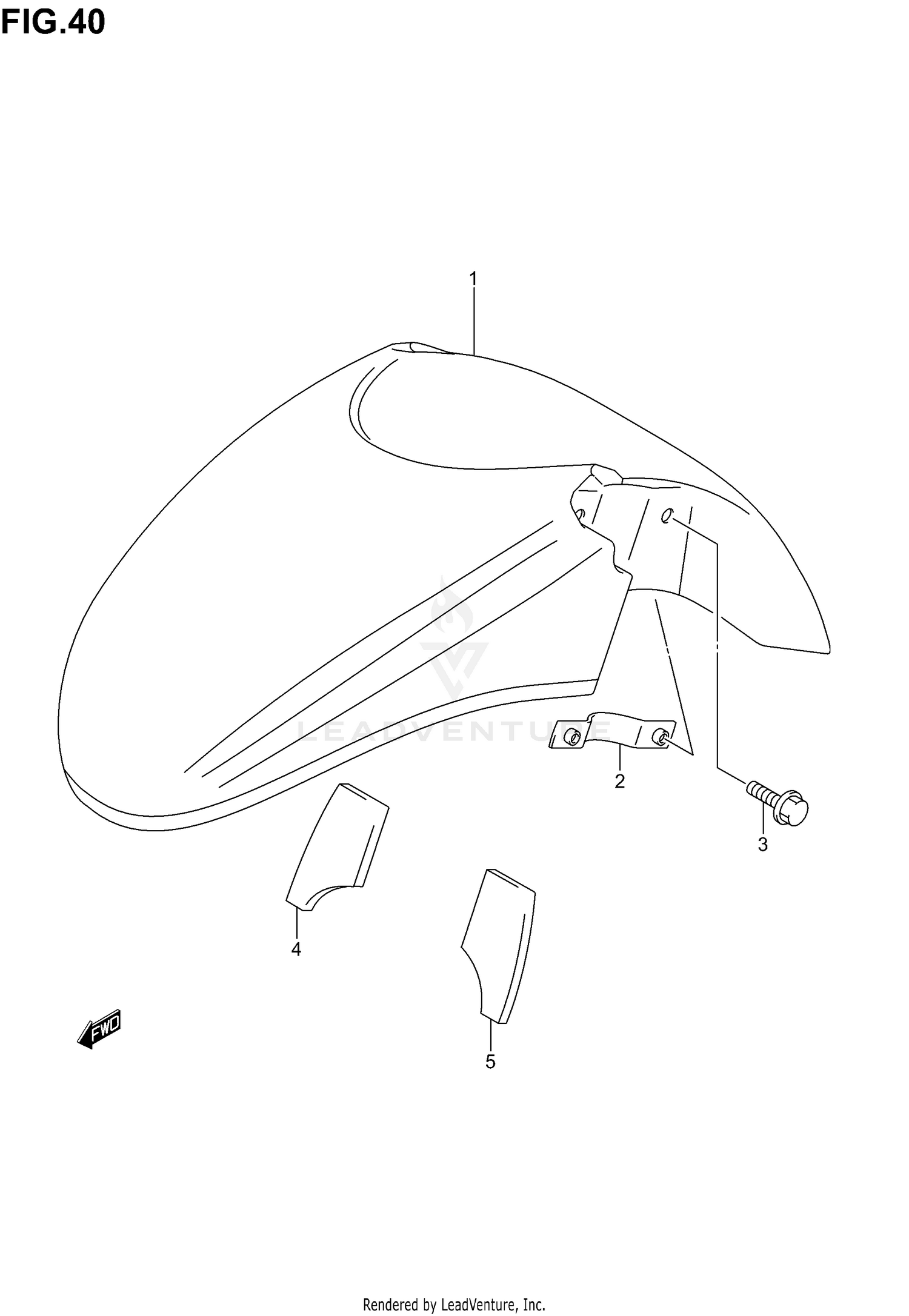 FRONT FENDER (MODEL K1)