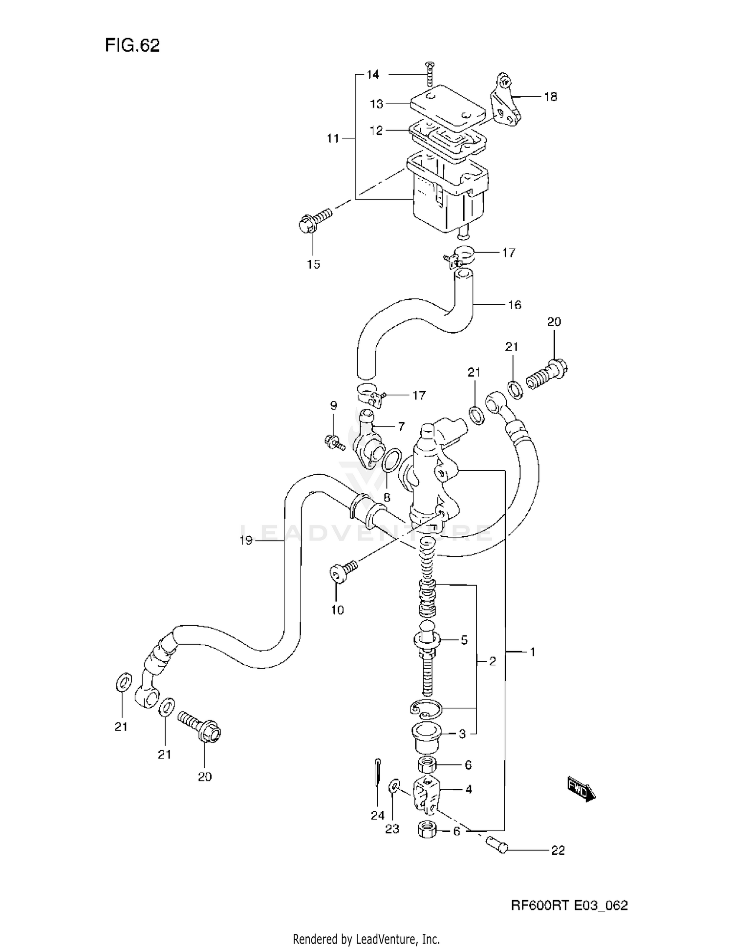 REAR MASTER CYLINDER