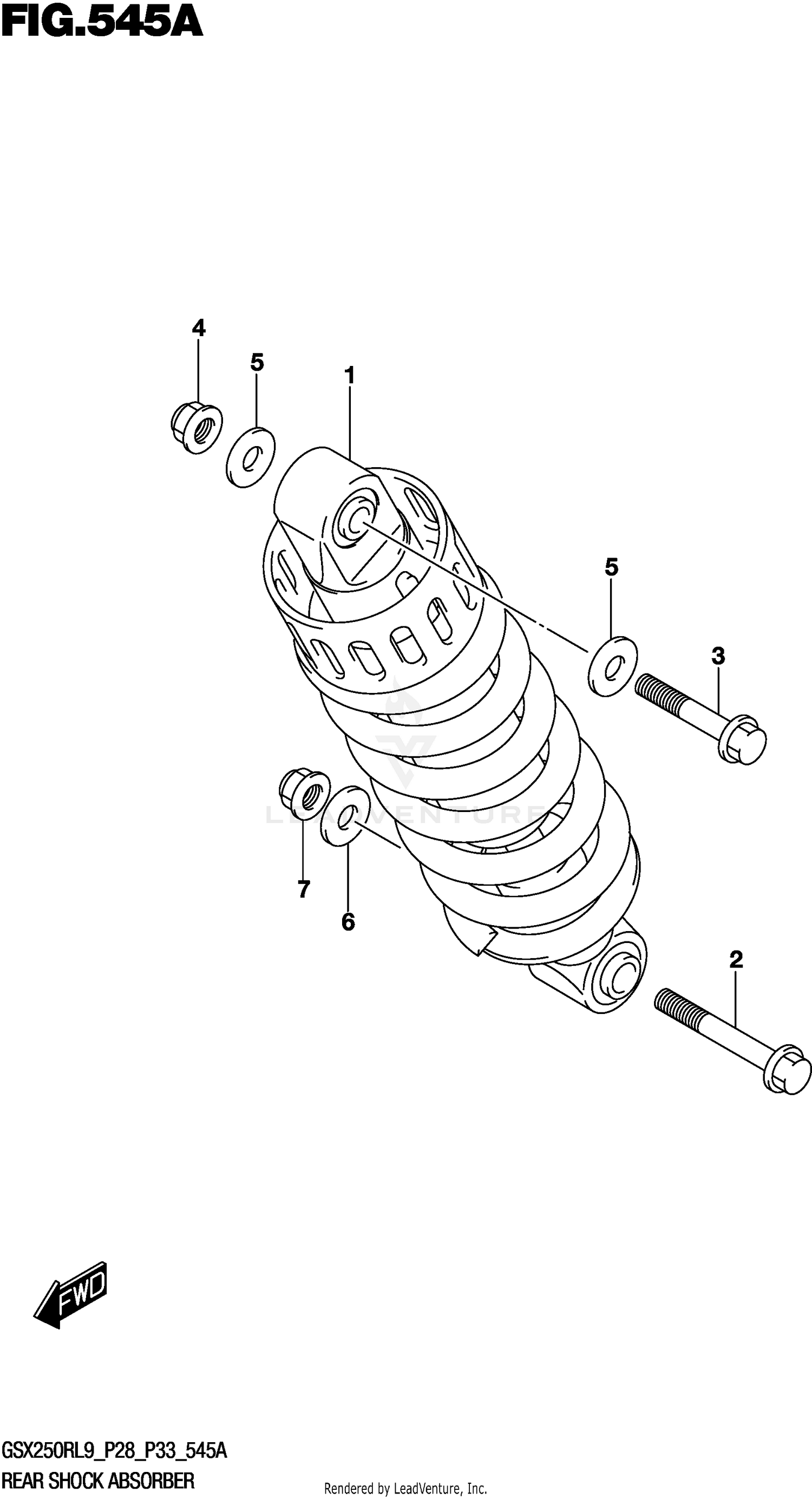REAR SHOCK ABSORBER