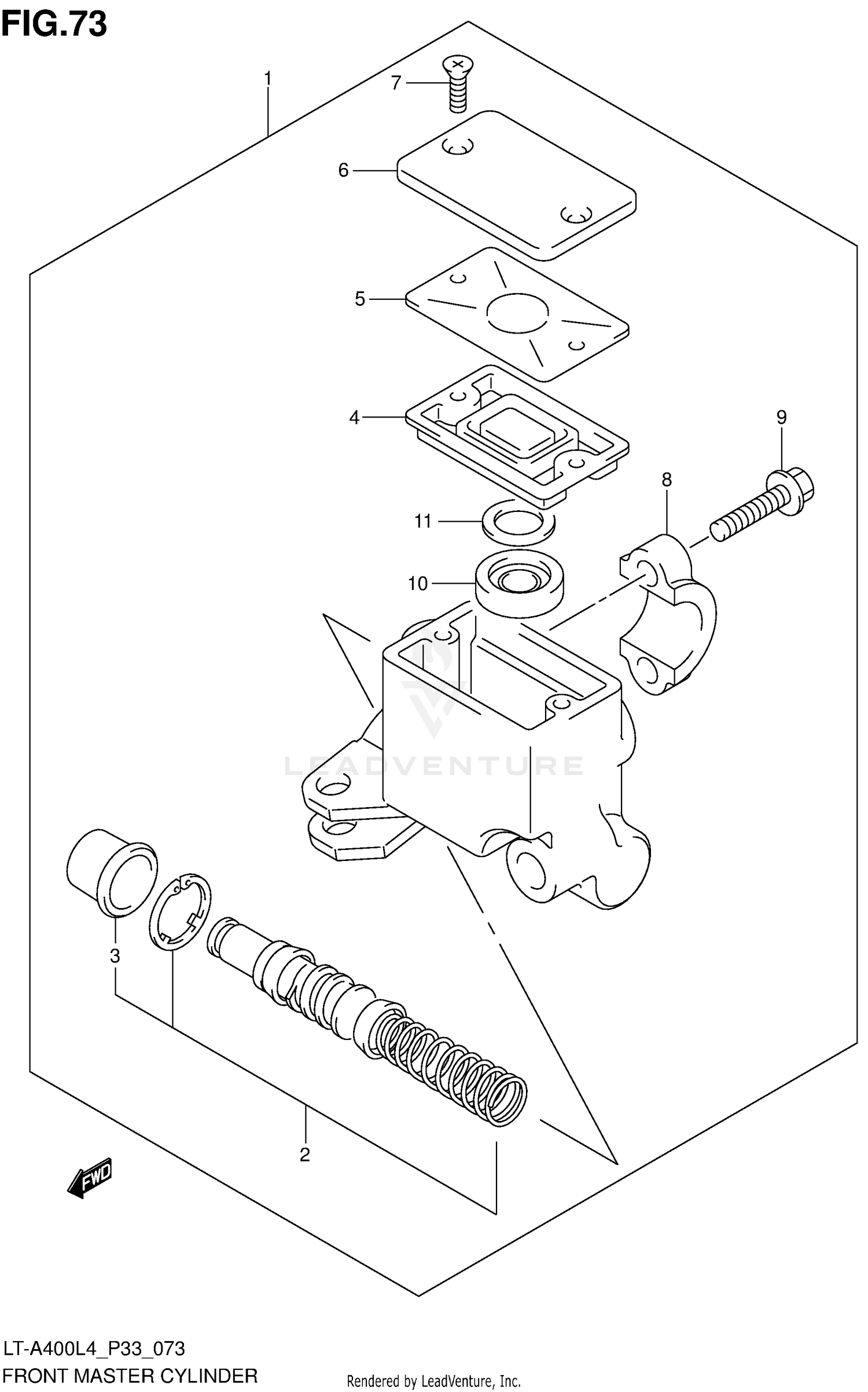 FRONT MASTER CYLINDER
