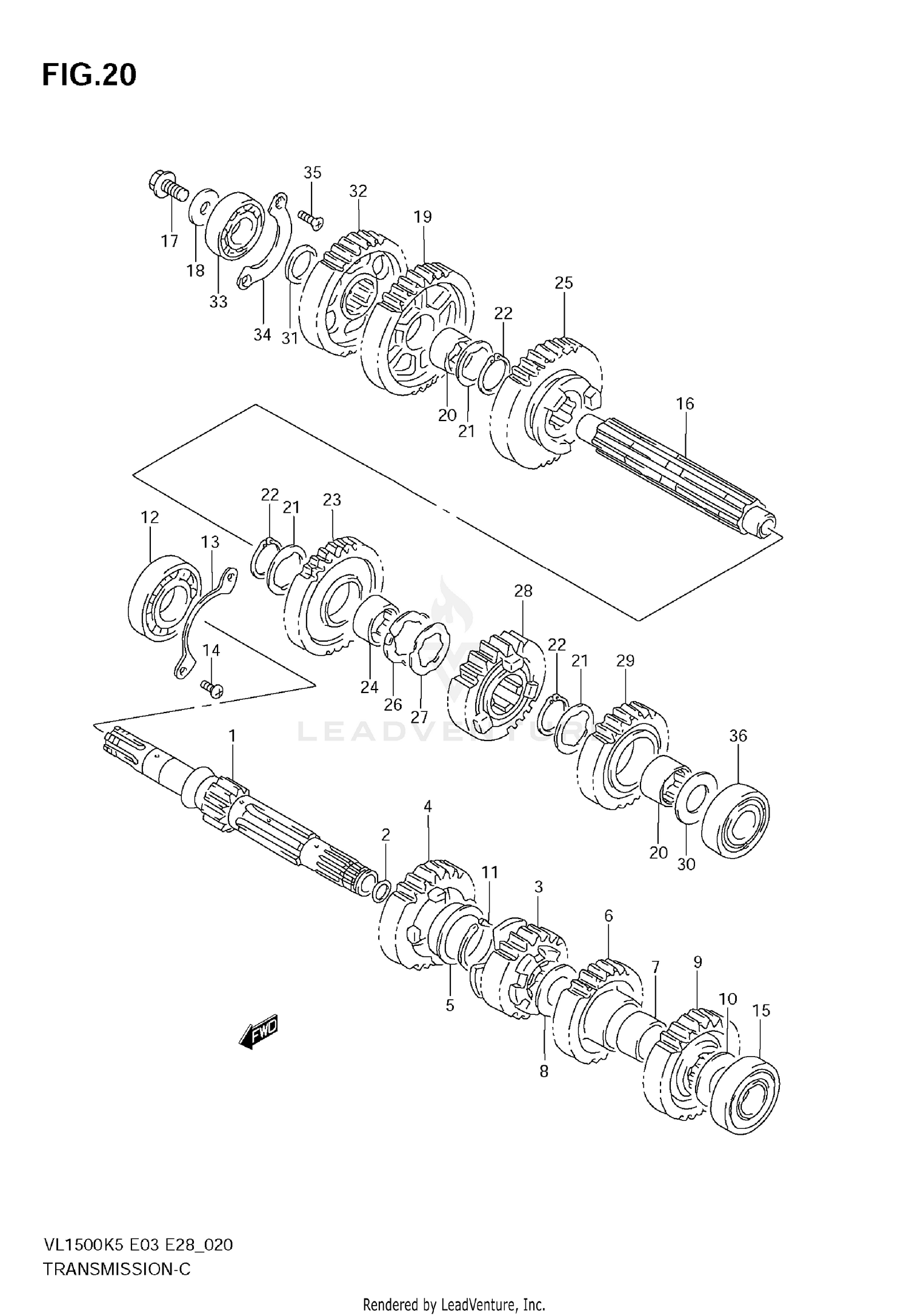 TRANSMISSION (MODEL K5)