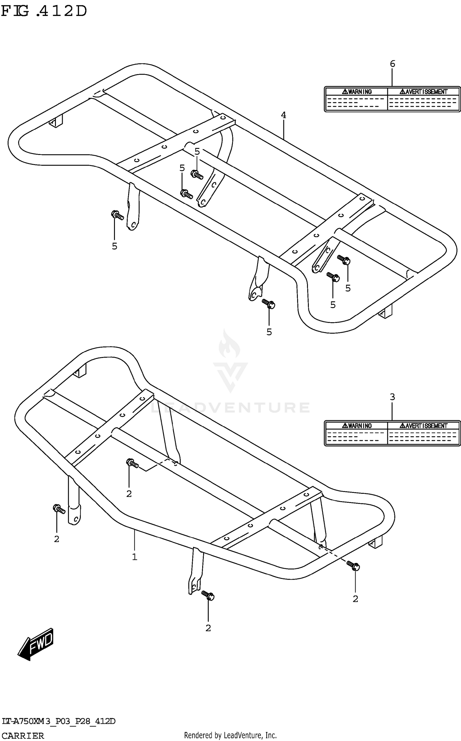 CARRIER (LT-A750X:P28)