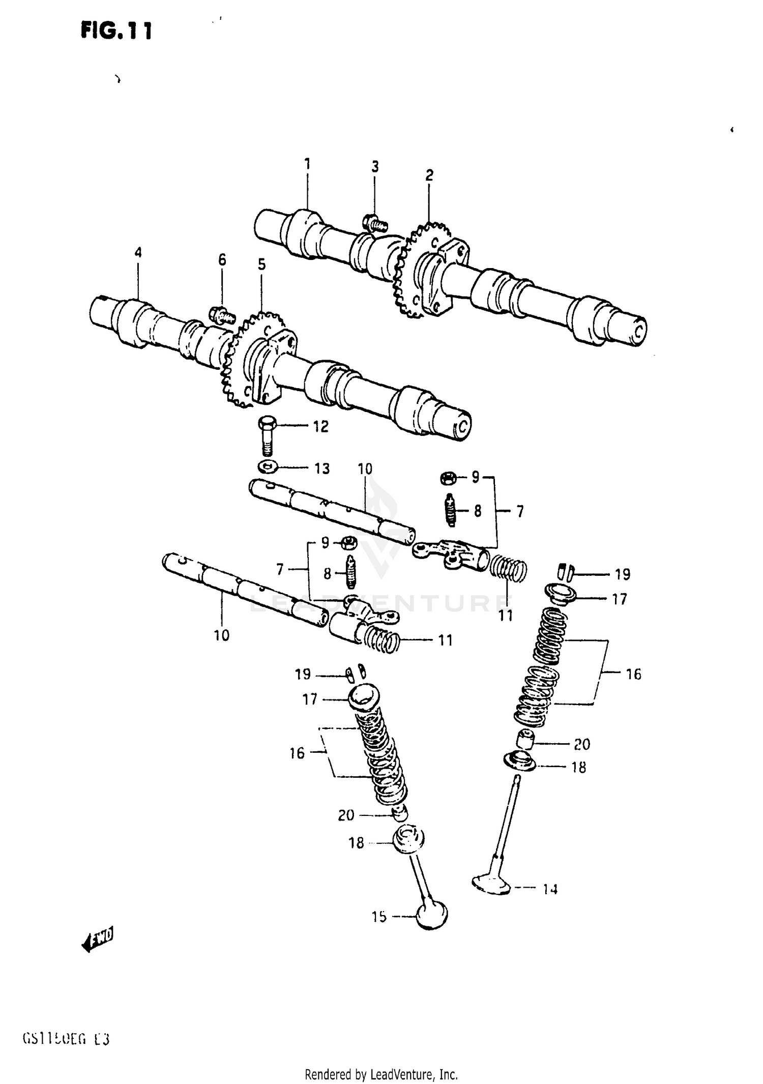 CAM SHAFT - VALVE