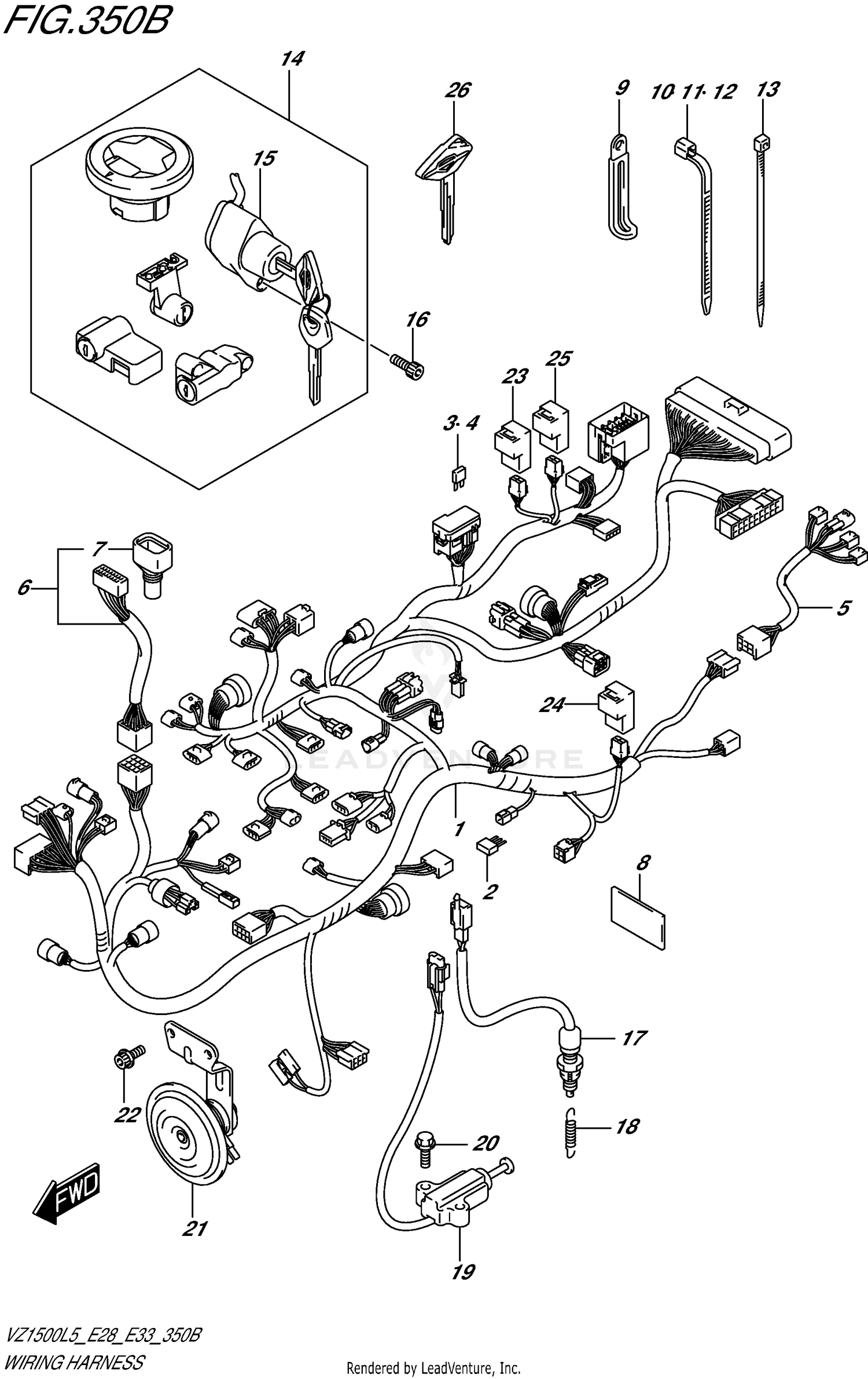 WIRING HARNESS (VZ1500L5 E33)
