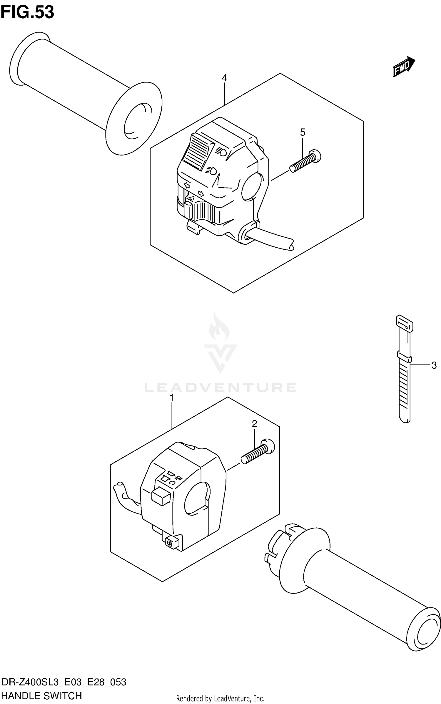 HANDLE SWITCH (DR-Z400SL3 E28)