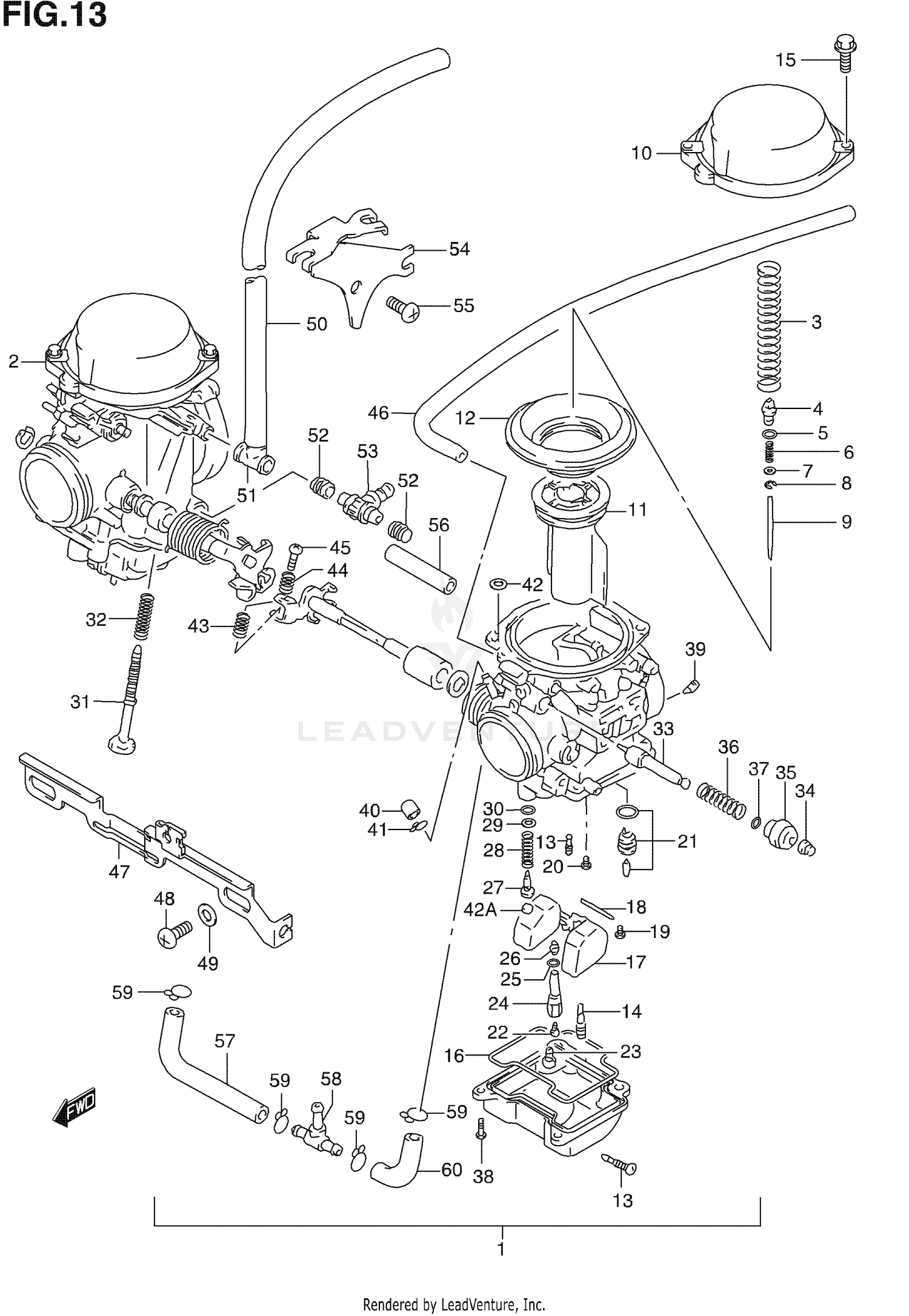 CARBURETOR (NOT FOR U.S. MARKET)