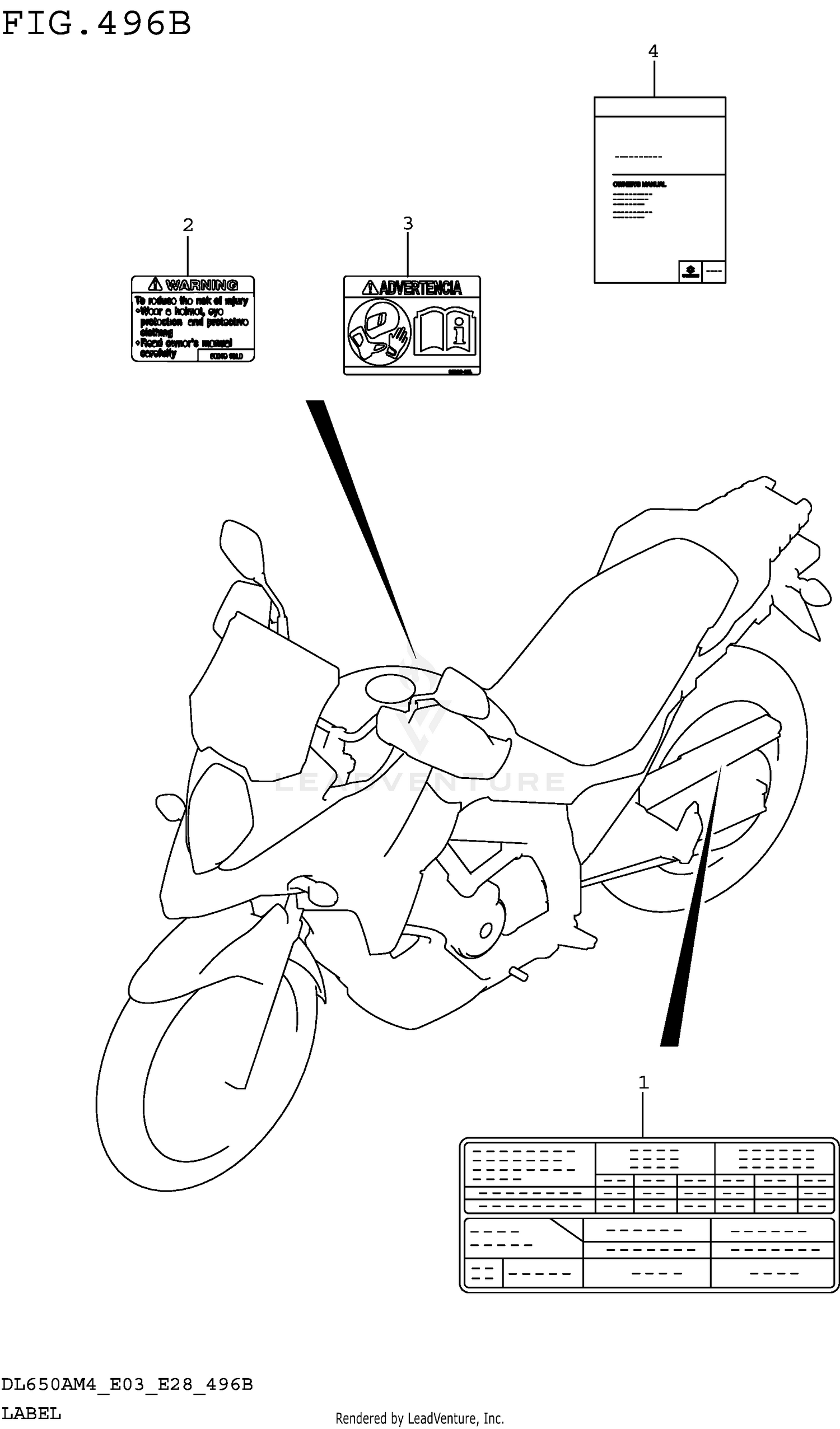 LABEL (DL650AM4 E28)