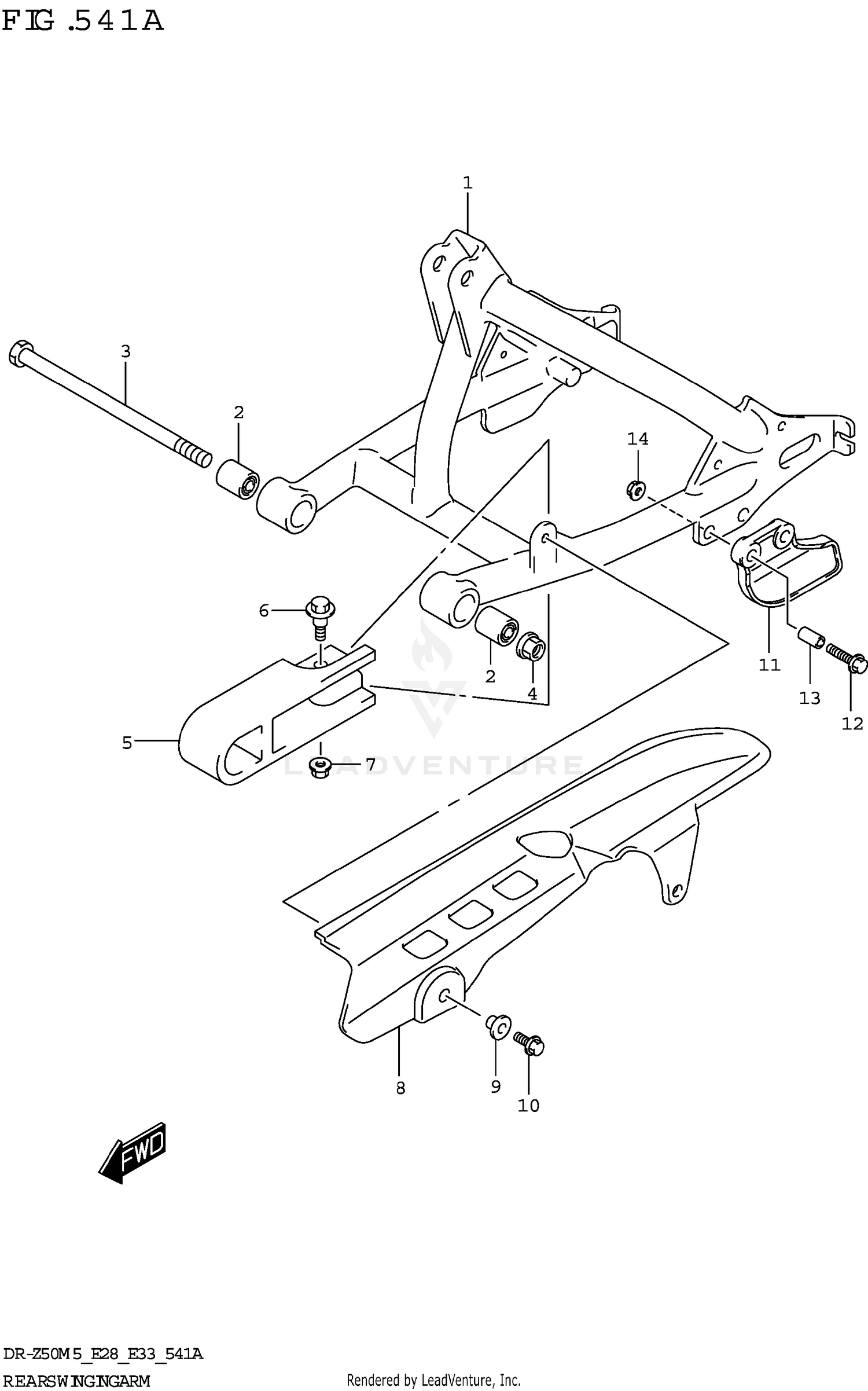 REAR SWINGINGARM