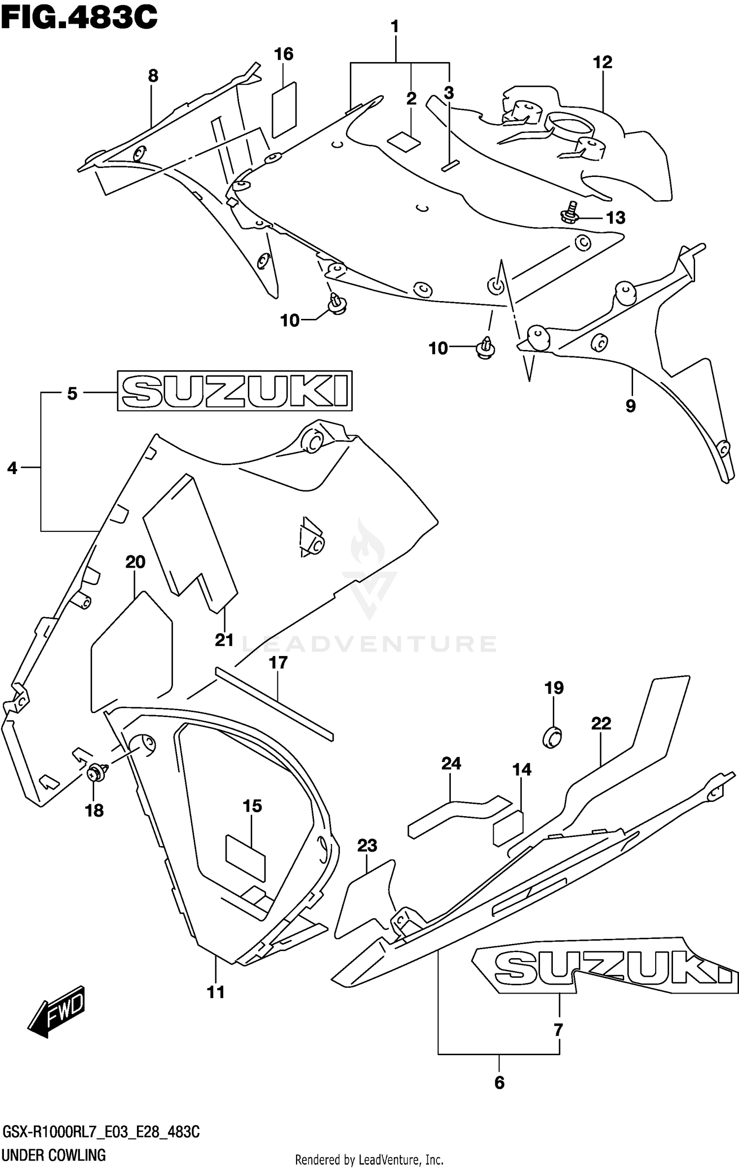UNDER COWLING (GSX-R1000RL7 E33)