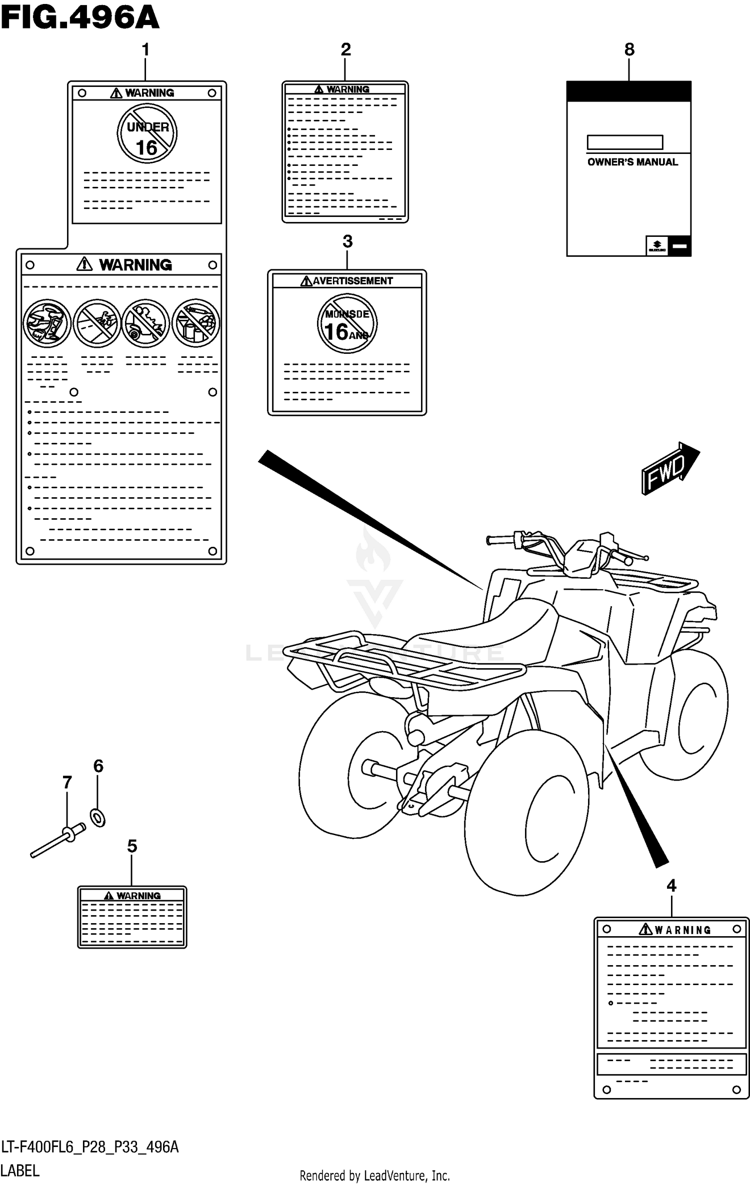 LABEL (LT-F400FL6 P28)