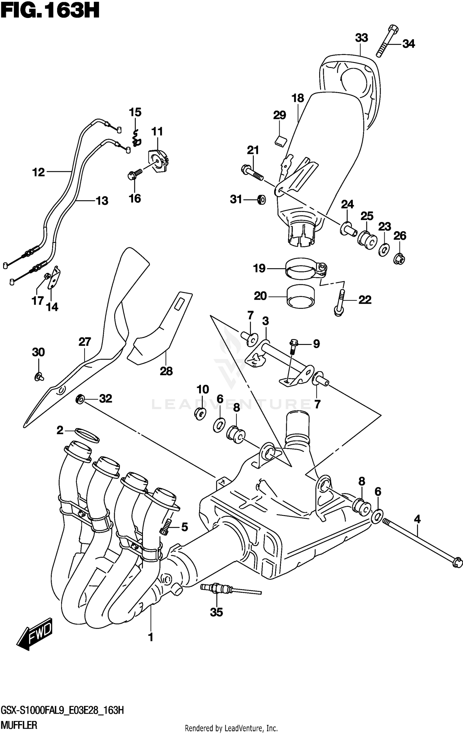 MUFFLER (GSX-S1000FZAL9 E28)