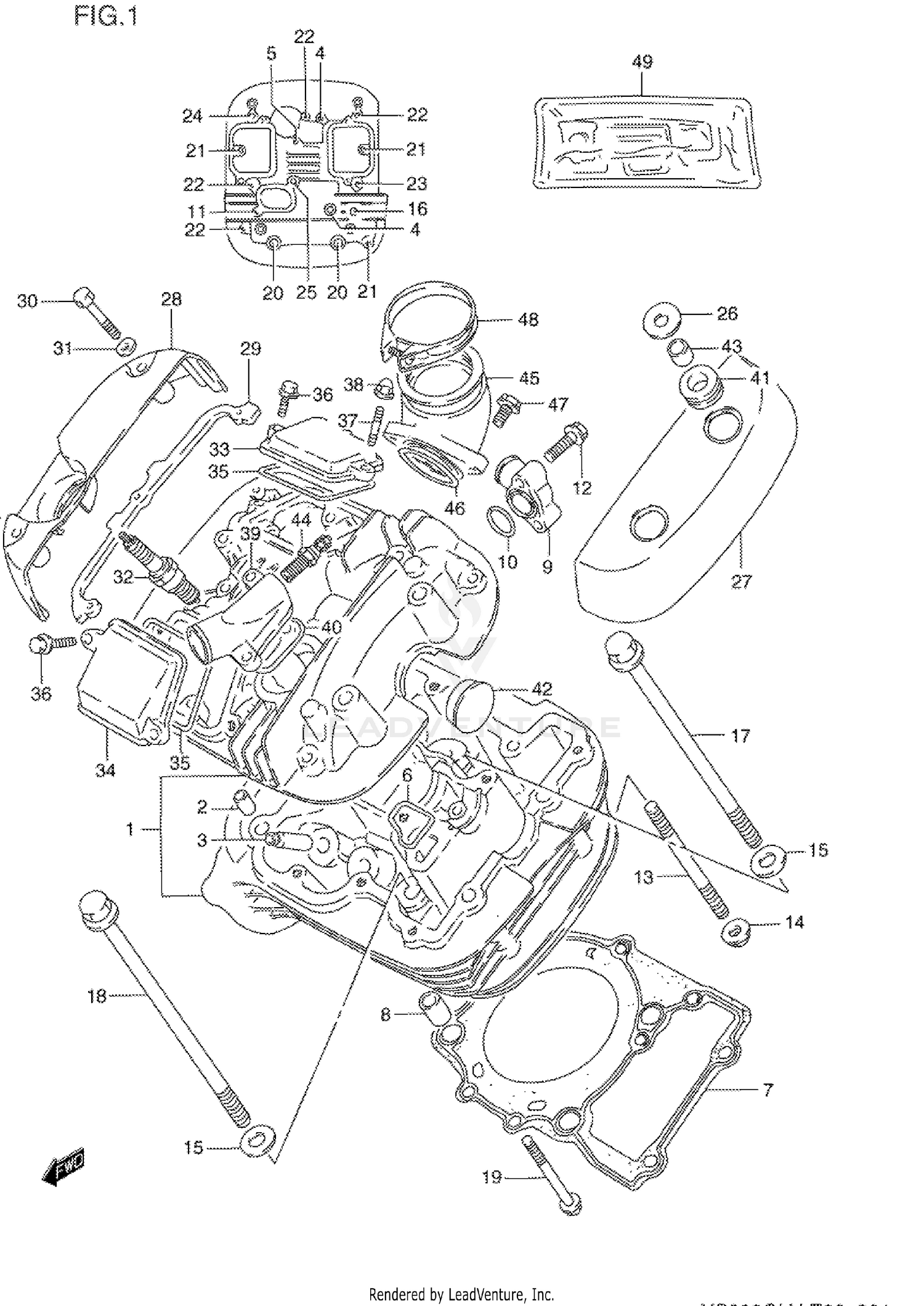 CYLINDER HEAD (FRONT)