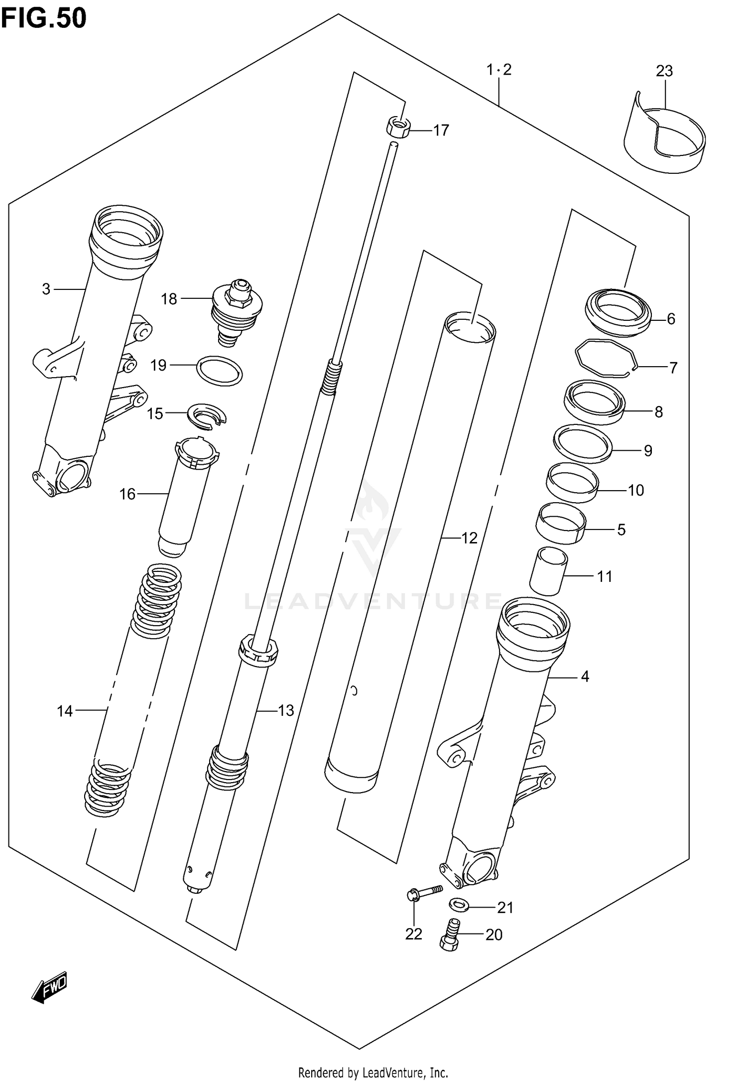 FRONT DAMPER (MODEL K3/K4)