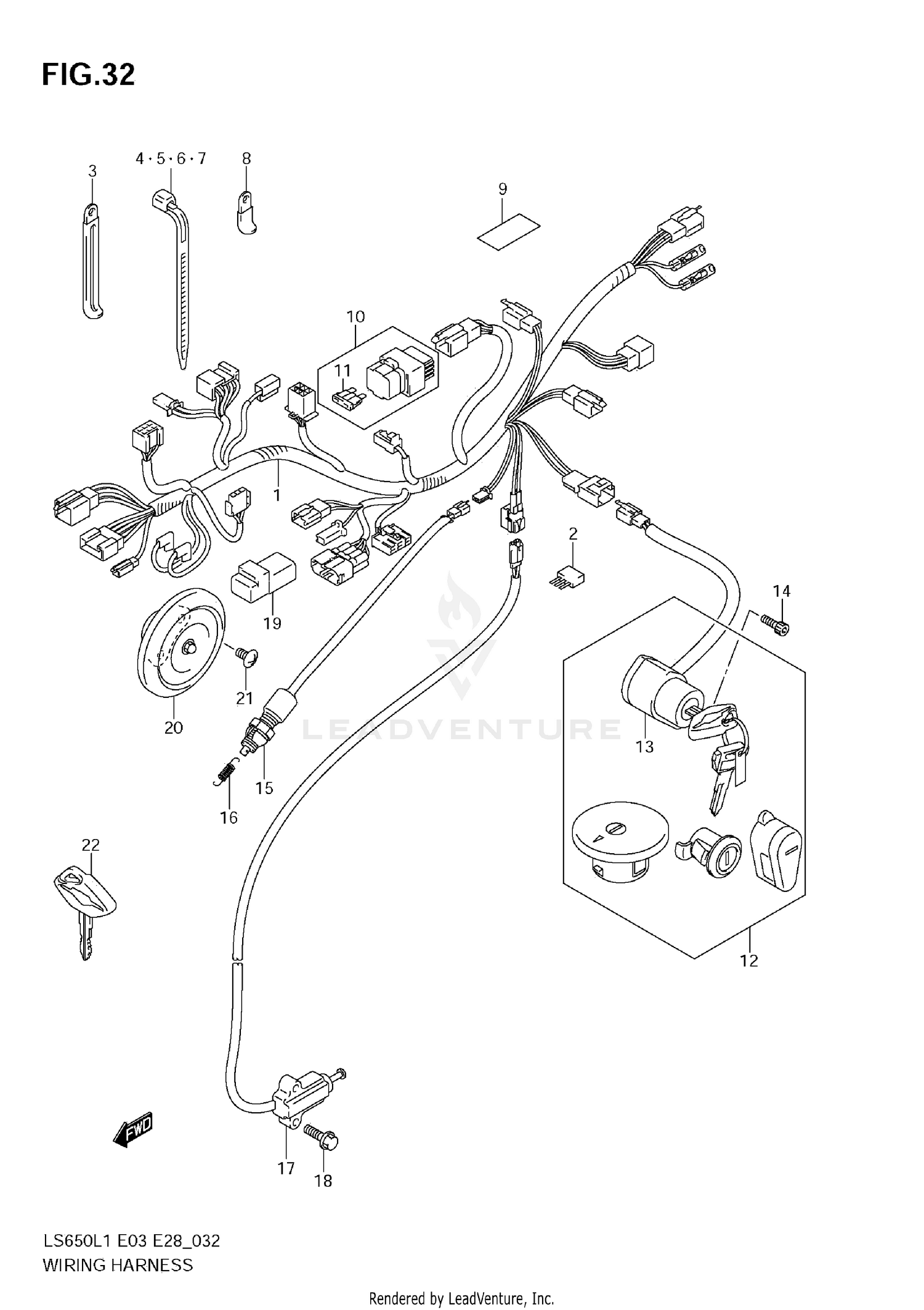 WIRING HARNESS (LS650L1 E33)