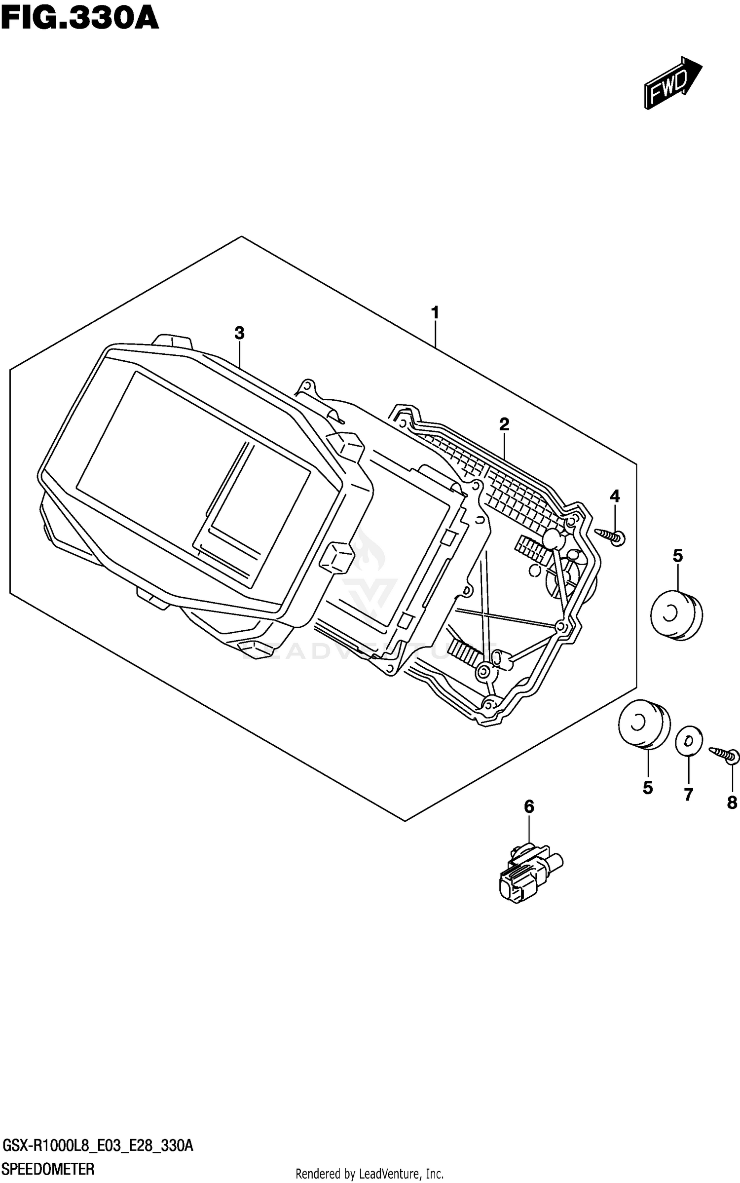 SPEEDOMETER (GSX-R1000L8 E03)
