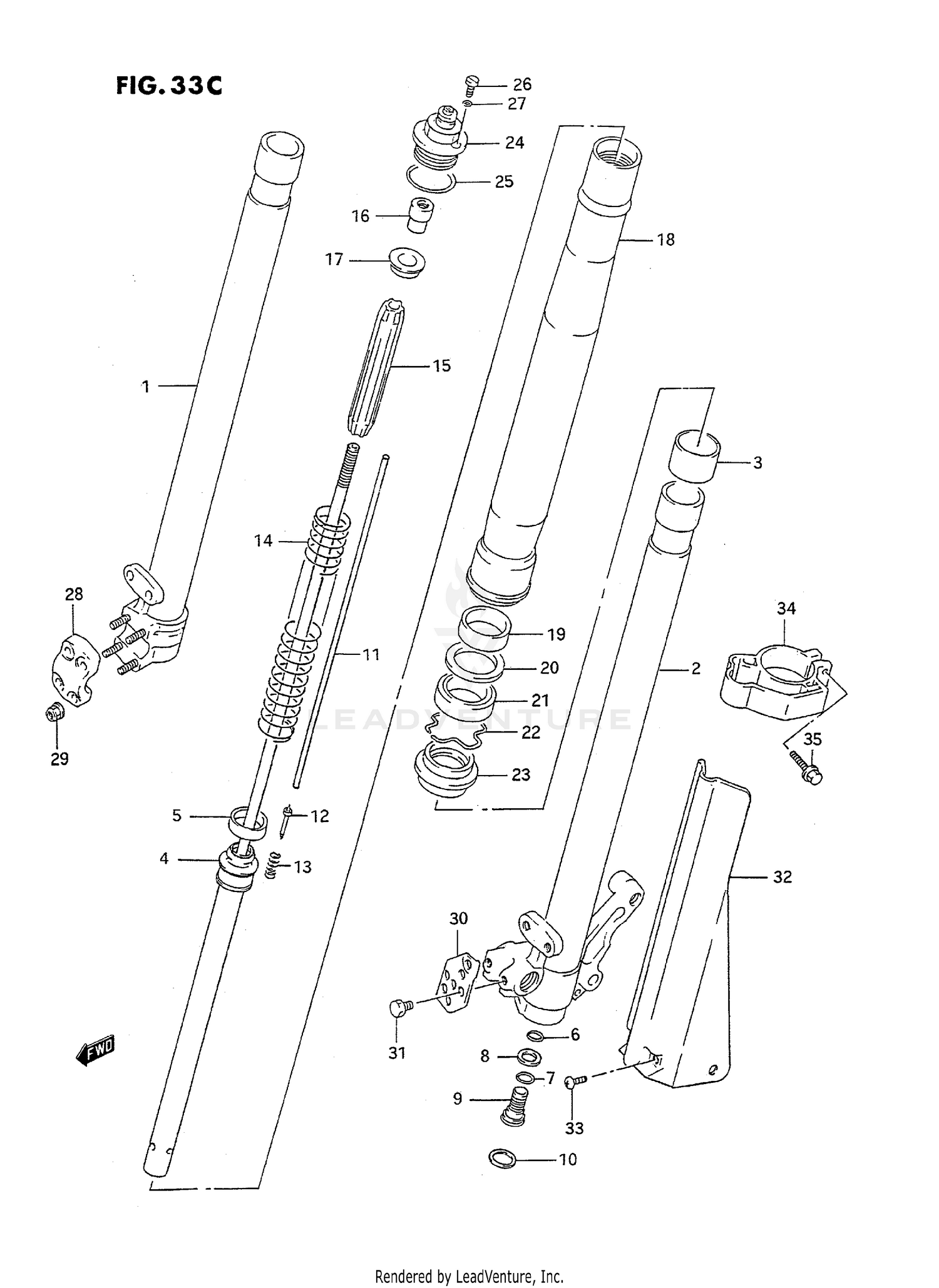 FRONT DAMPER (MODEL N)