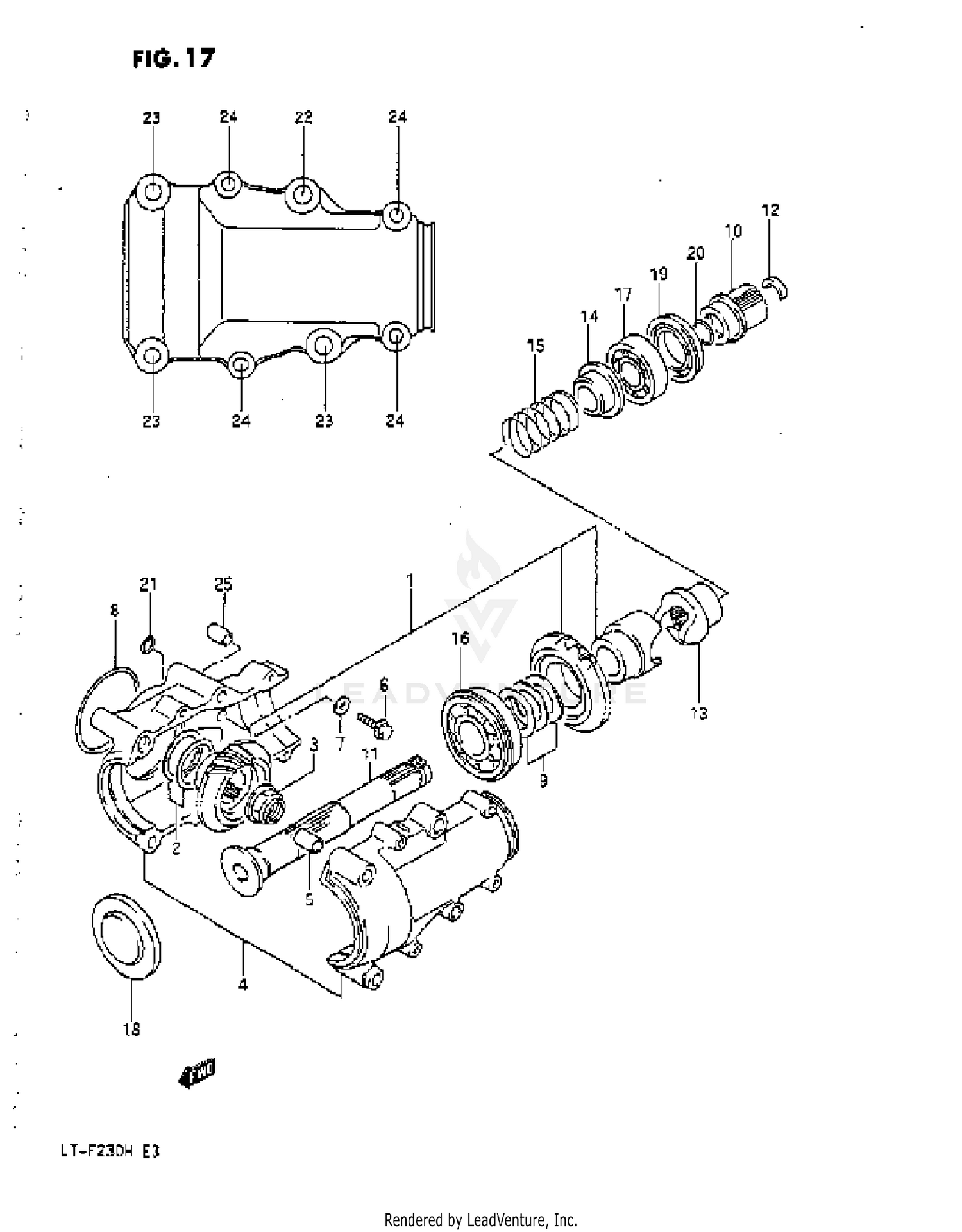 SECONDARY DRIVE GEAR